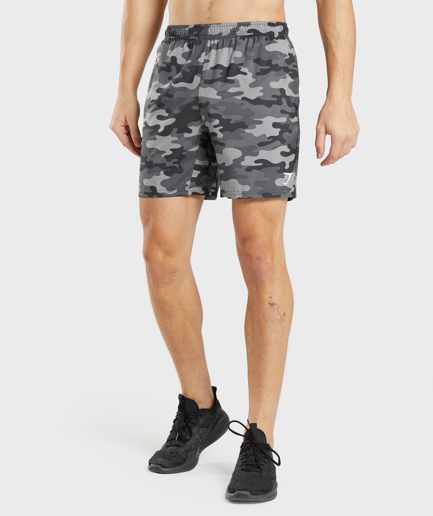 Grey Men\'s Gymshark Arrival Shorts | YIBOCH-057