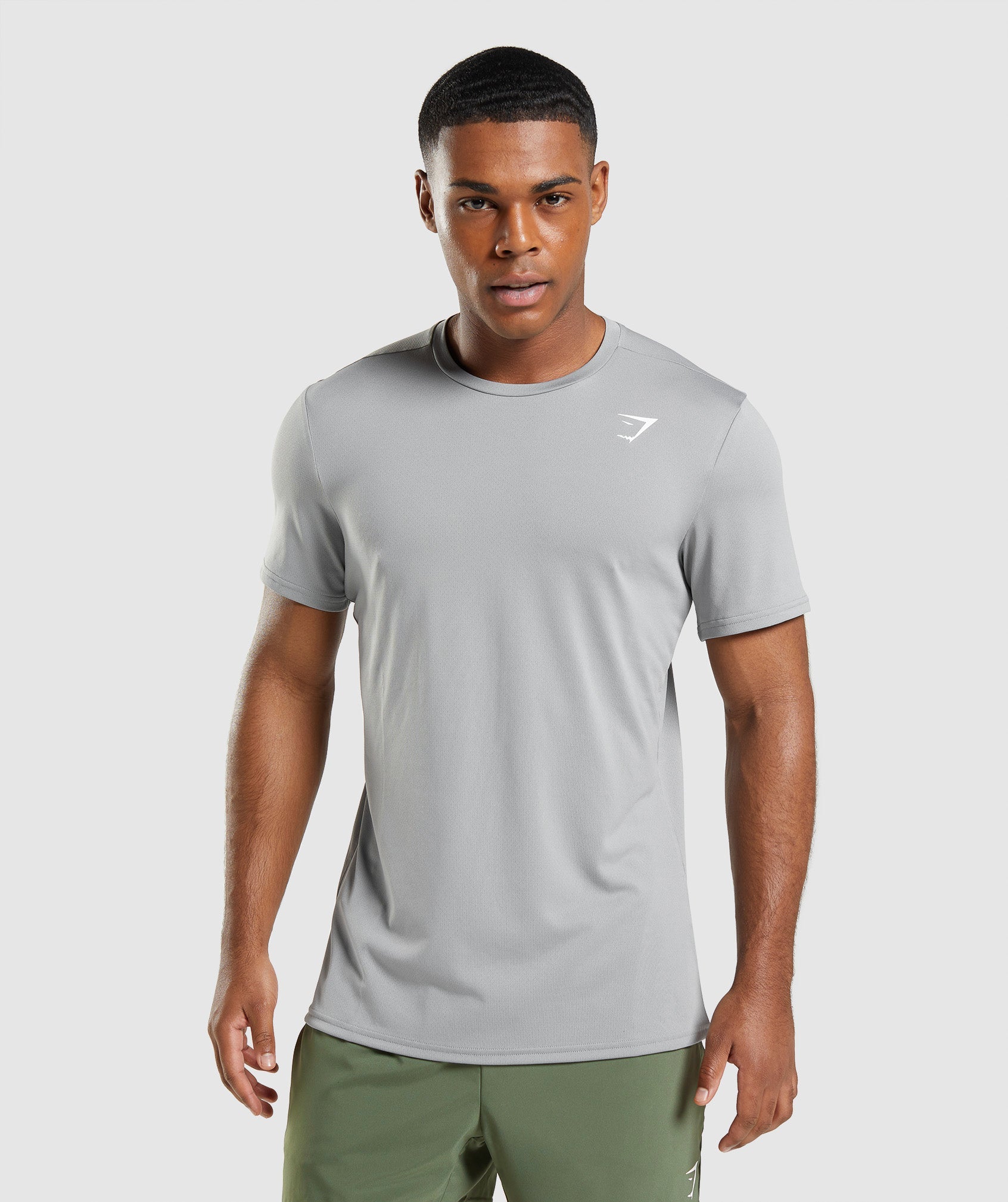 Grey Men\'s Gymshark Arrival T Shirts | CEFZUS-742