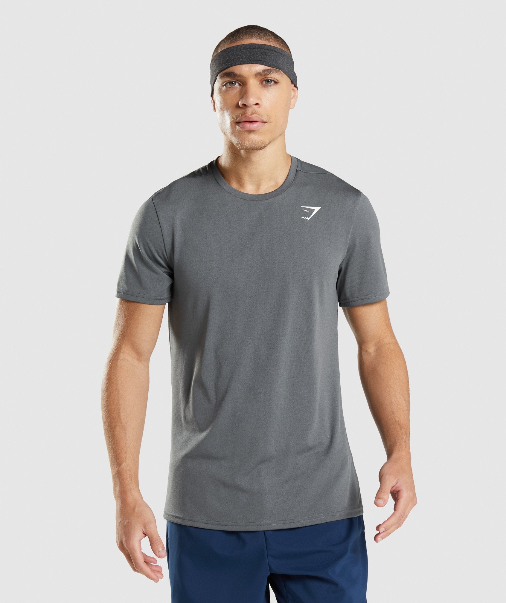 Grey Men\'s Gymshark Arrival T Shirts | RLVCJZ-594