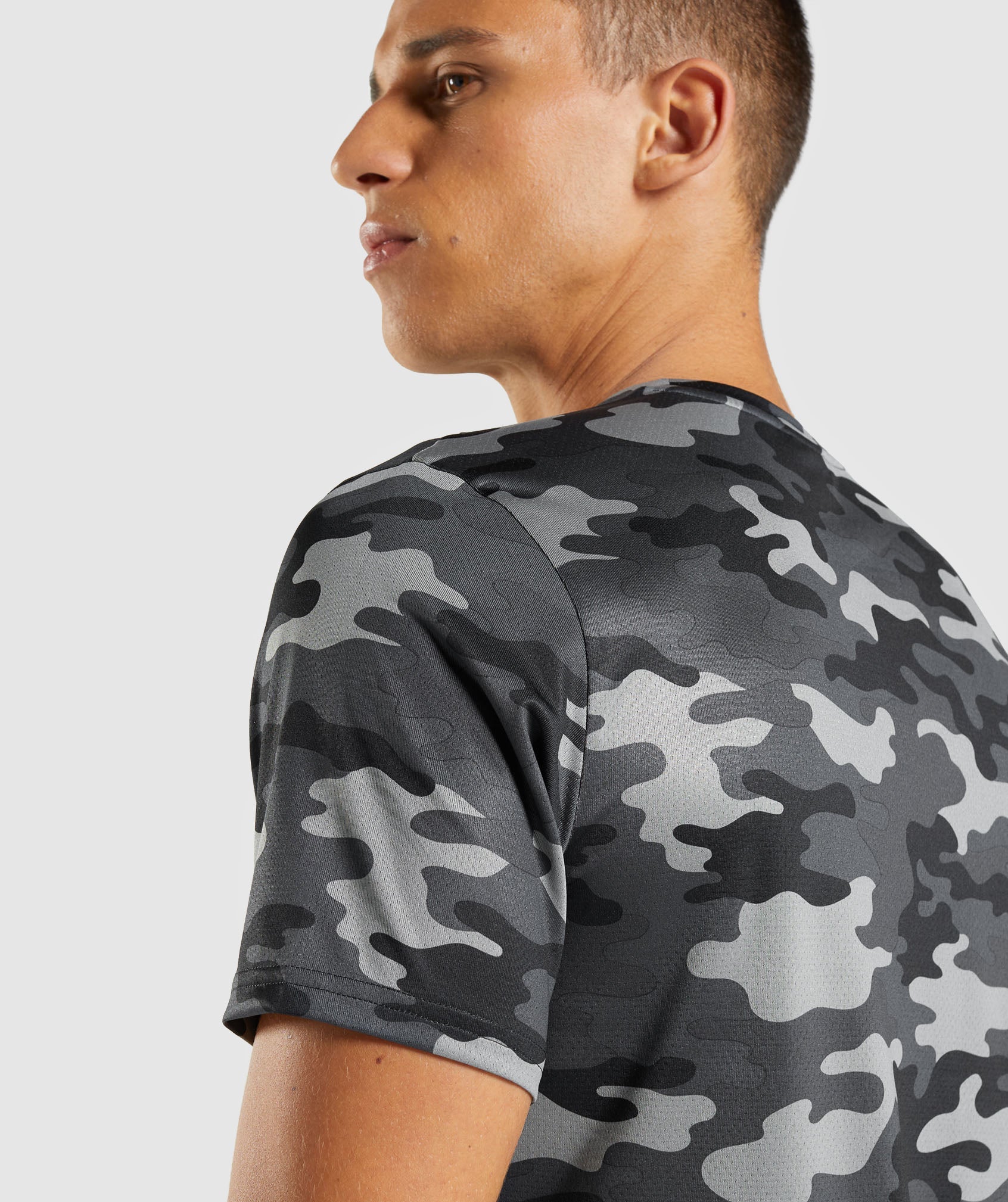 Grey Men's Gymshark Arrival T Shirts | TQNHOY-719