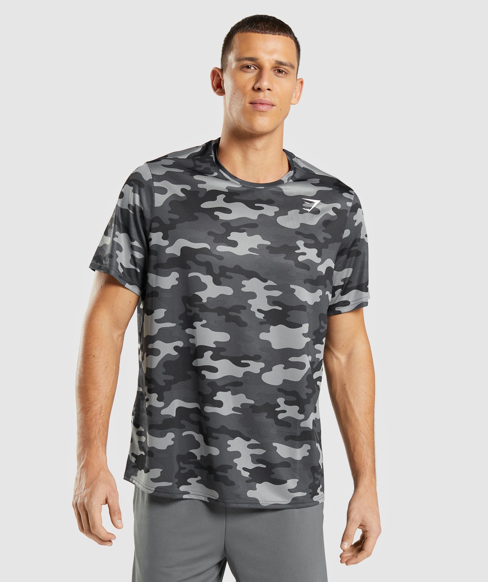 Grey Men\'s Gymshark Arrival T Shirts | ZLRYHE-320