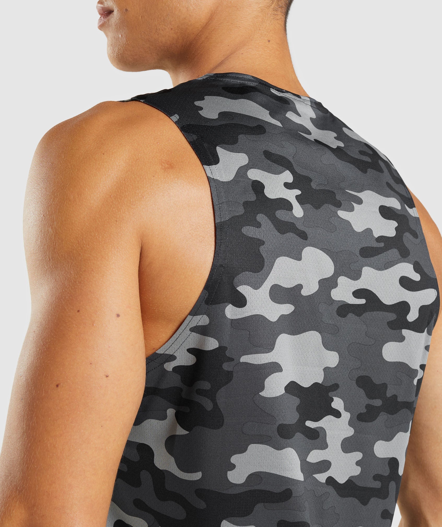 Grey Men's Gymshark Arrival Tanks | PUKDER-089