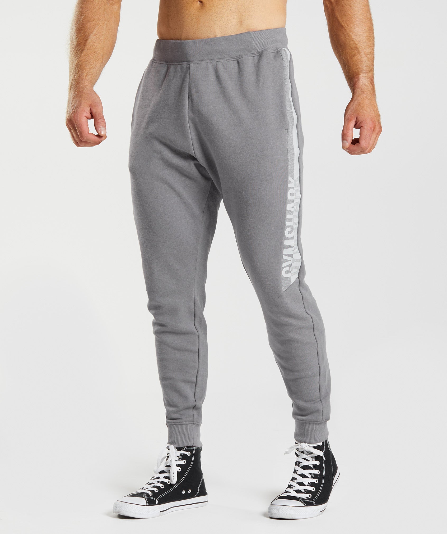 Grey Men\'s Gymshark Bold React Jogger | RGDCIL-461