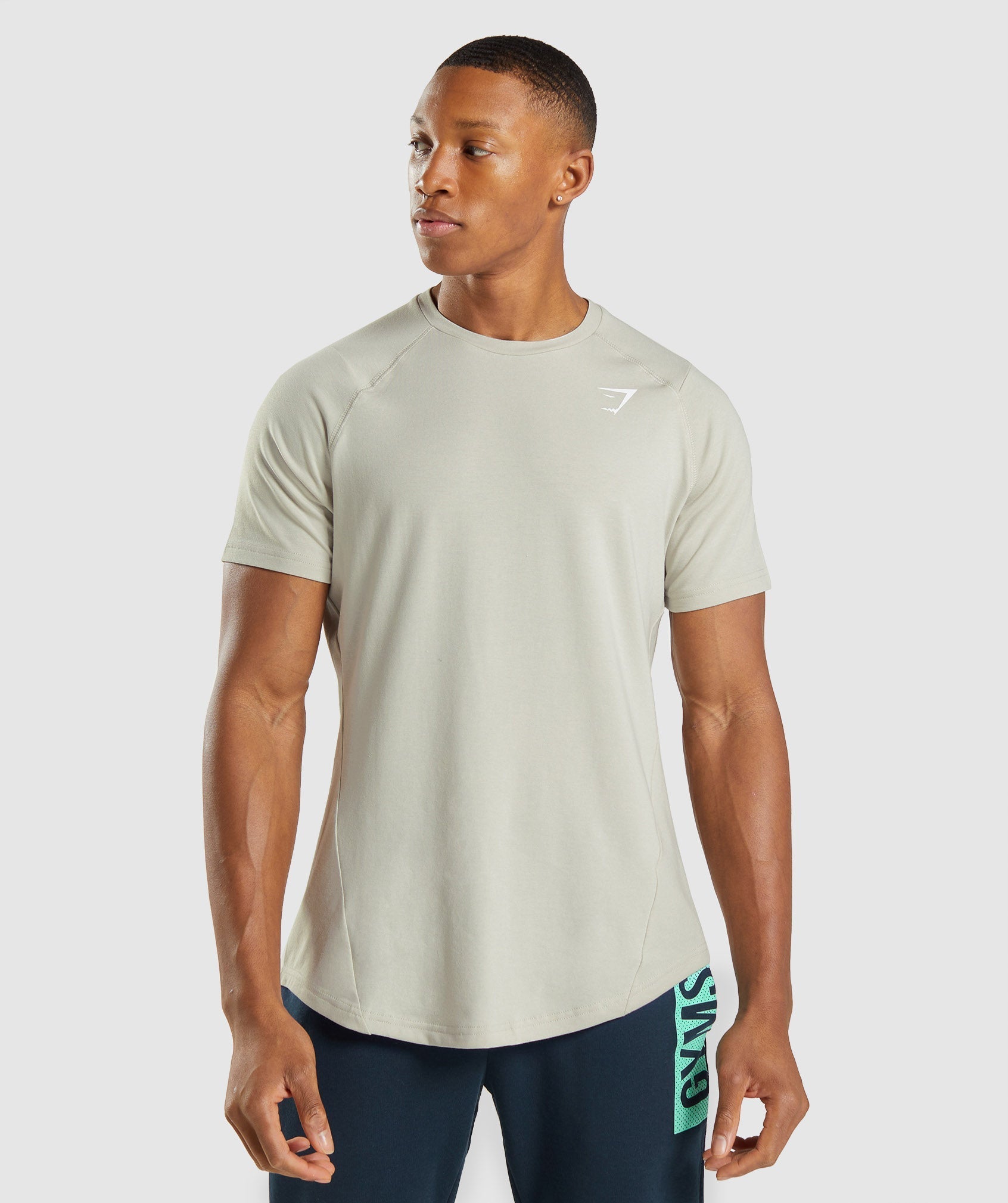 Grey Men\'s Gymshark Bold T Shirts | SRFGJD-087