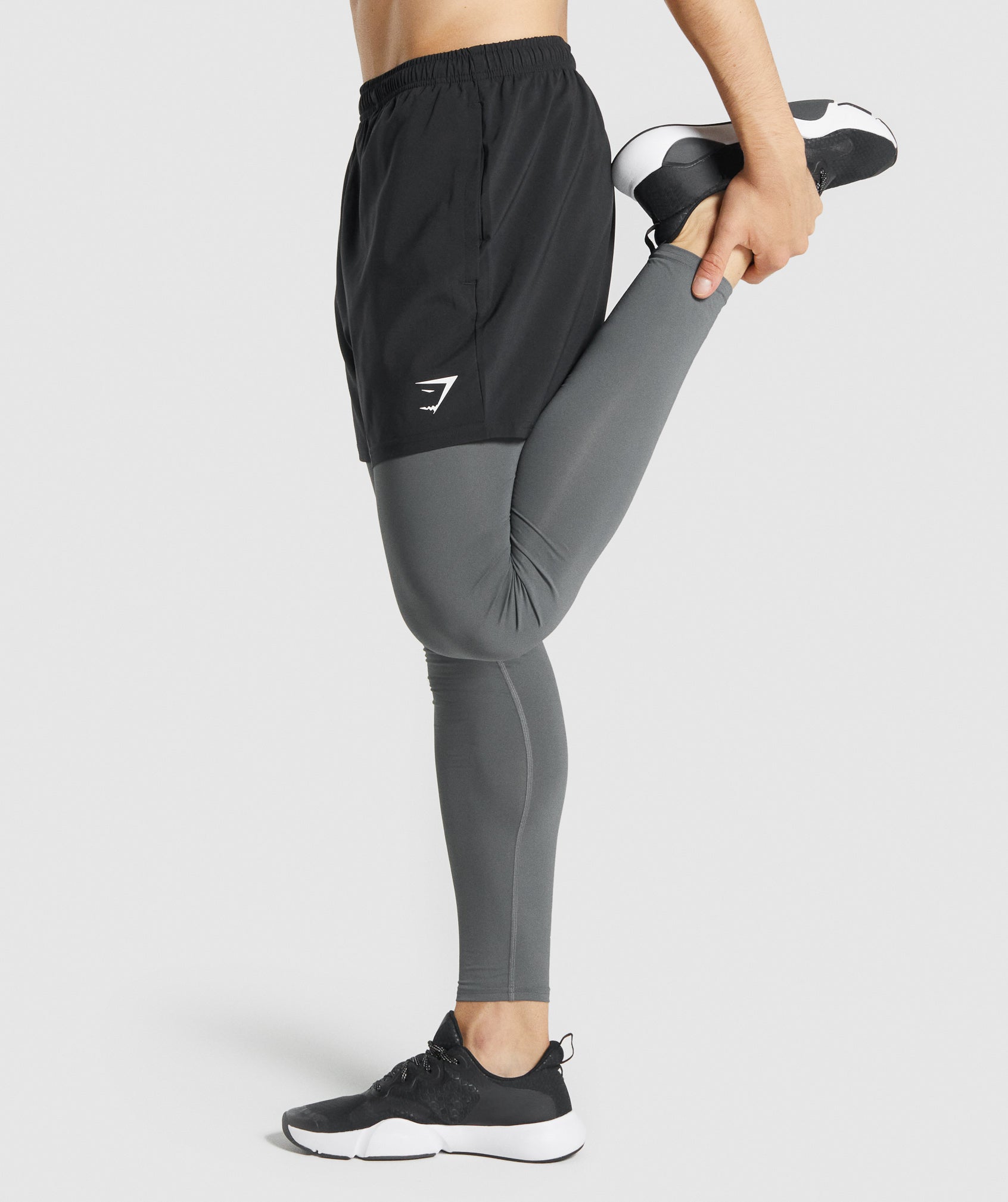 Grey Men's Gymshark Element Baselayer Leggings | GVBRDT-679