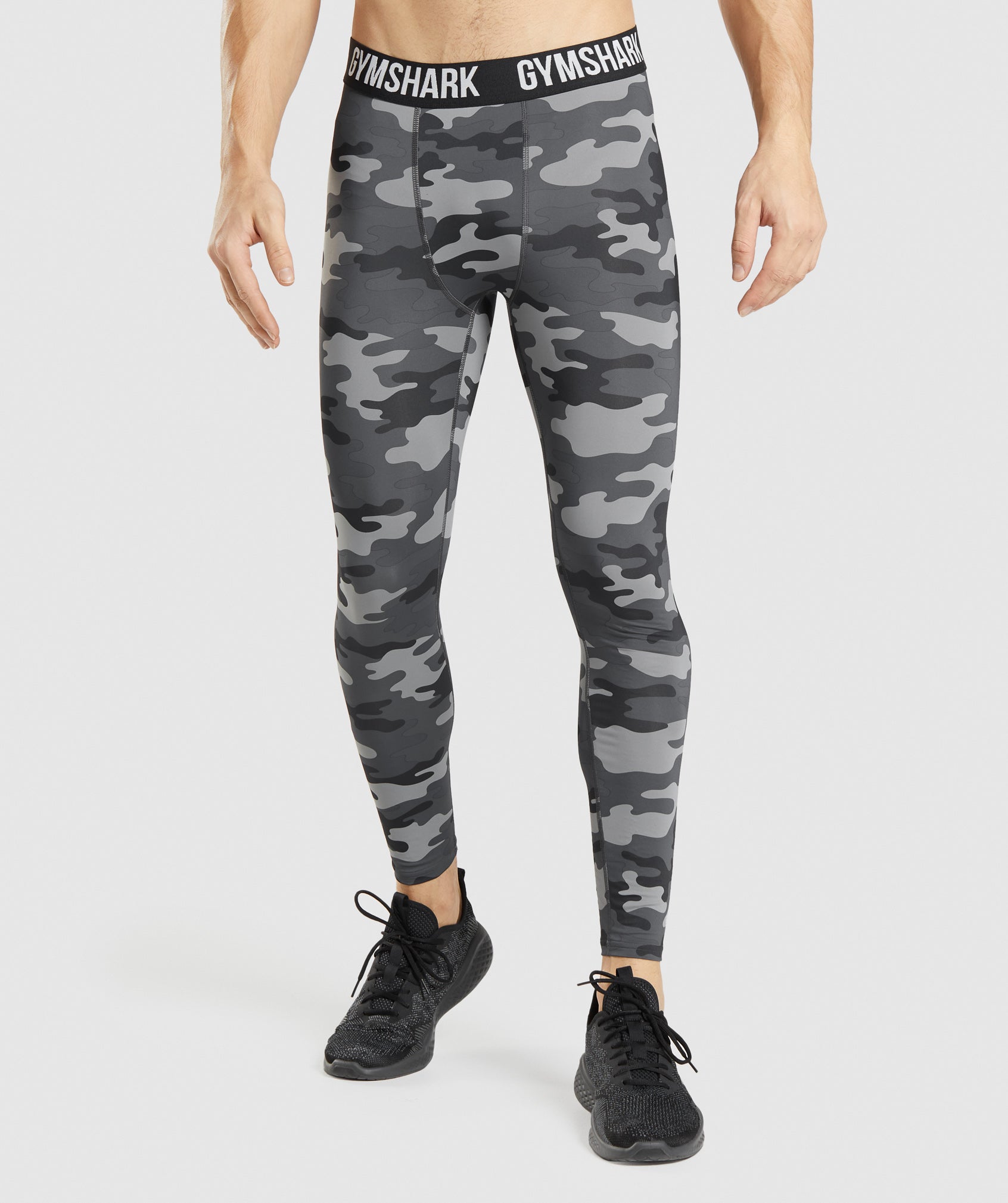 Grey Men\'s Gymshark Element Baselayer Leggings | HVZMXI-054