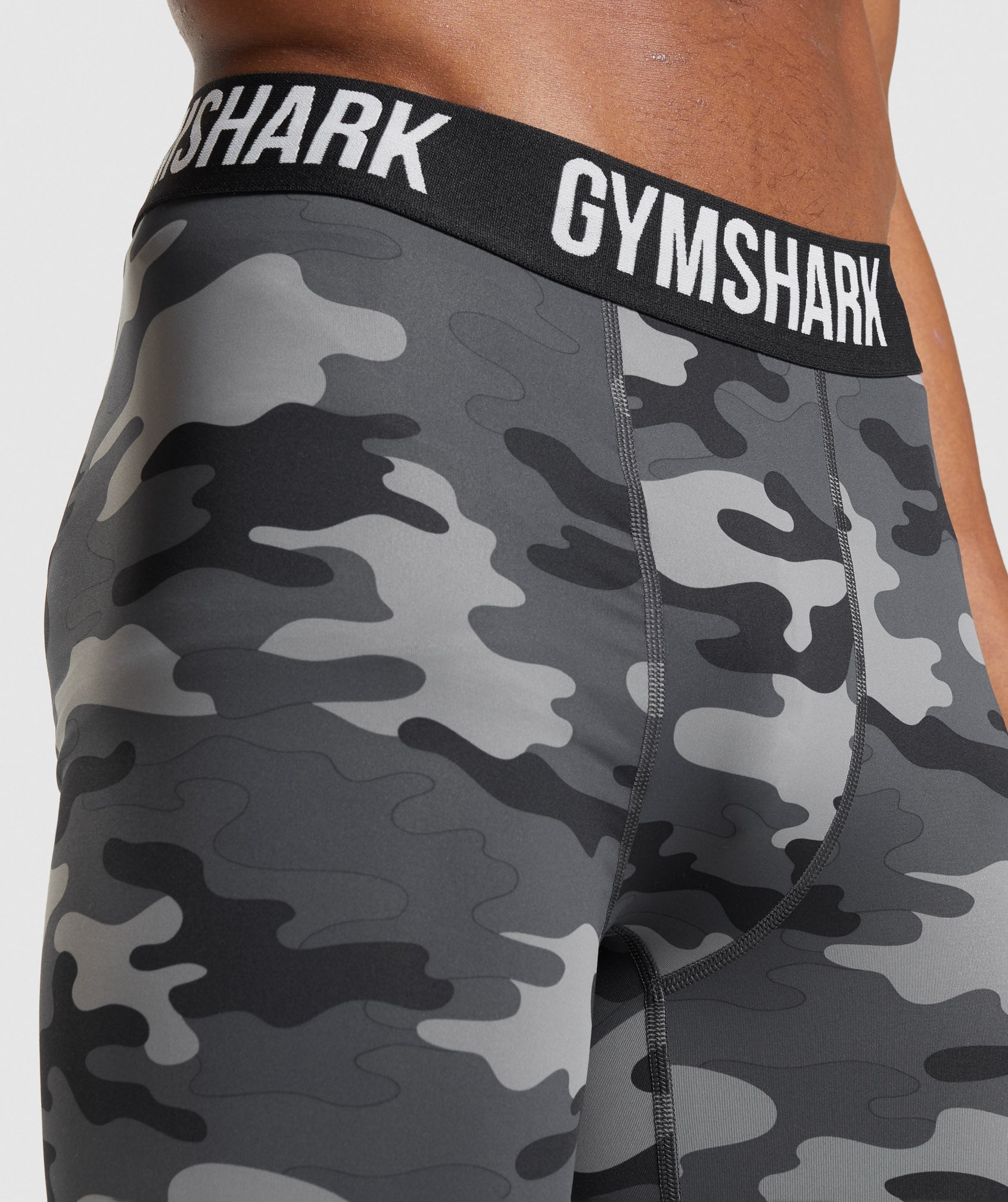 Grey Men's Gymshark Element Baselayer Shorts | KOYTIU-631