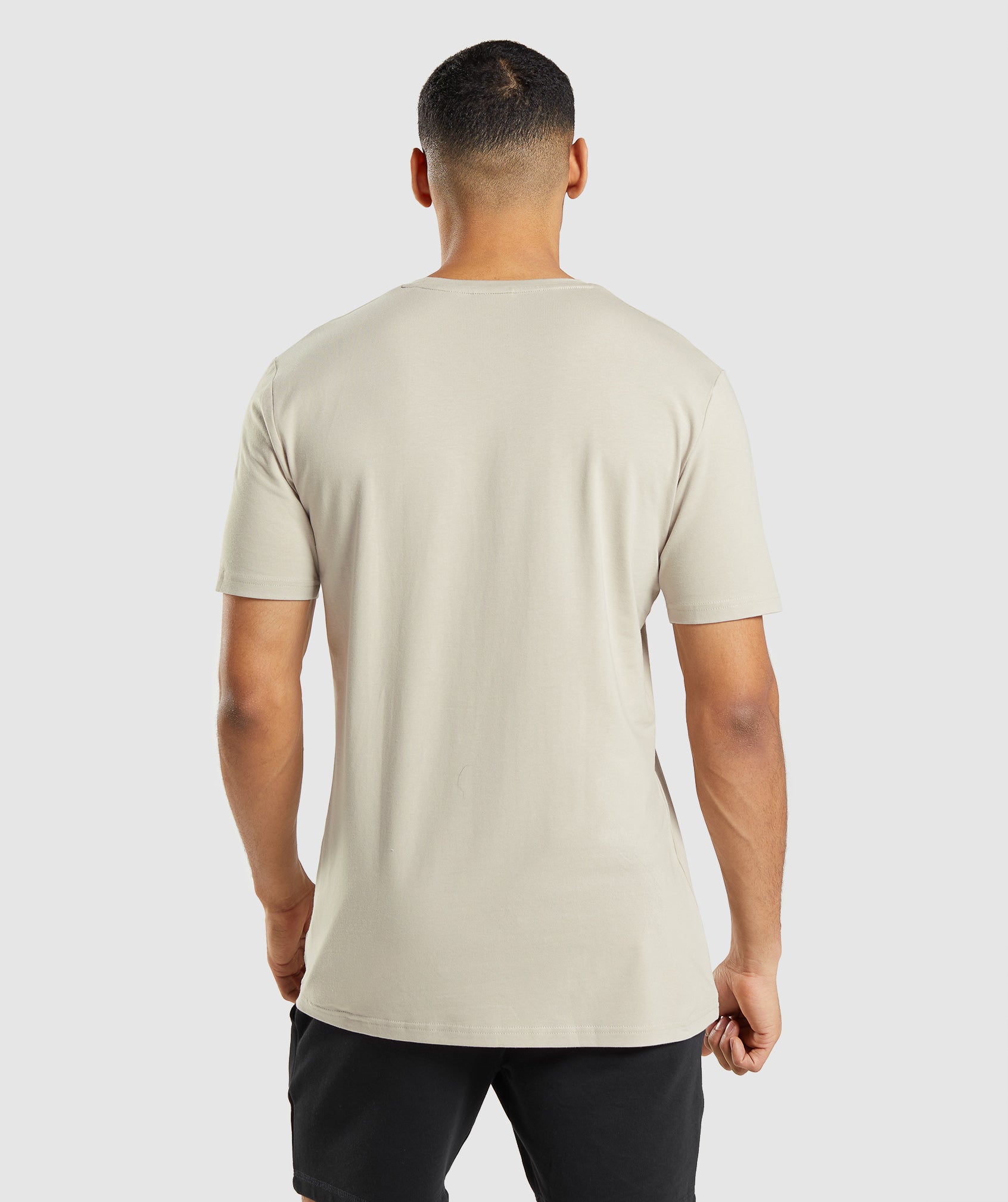 Grey Men's Gymshark Essential T Shirts | JHQAVB-894