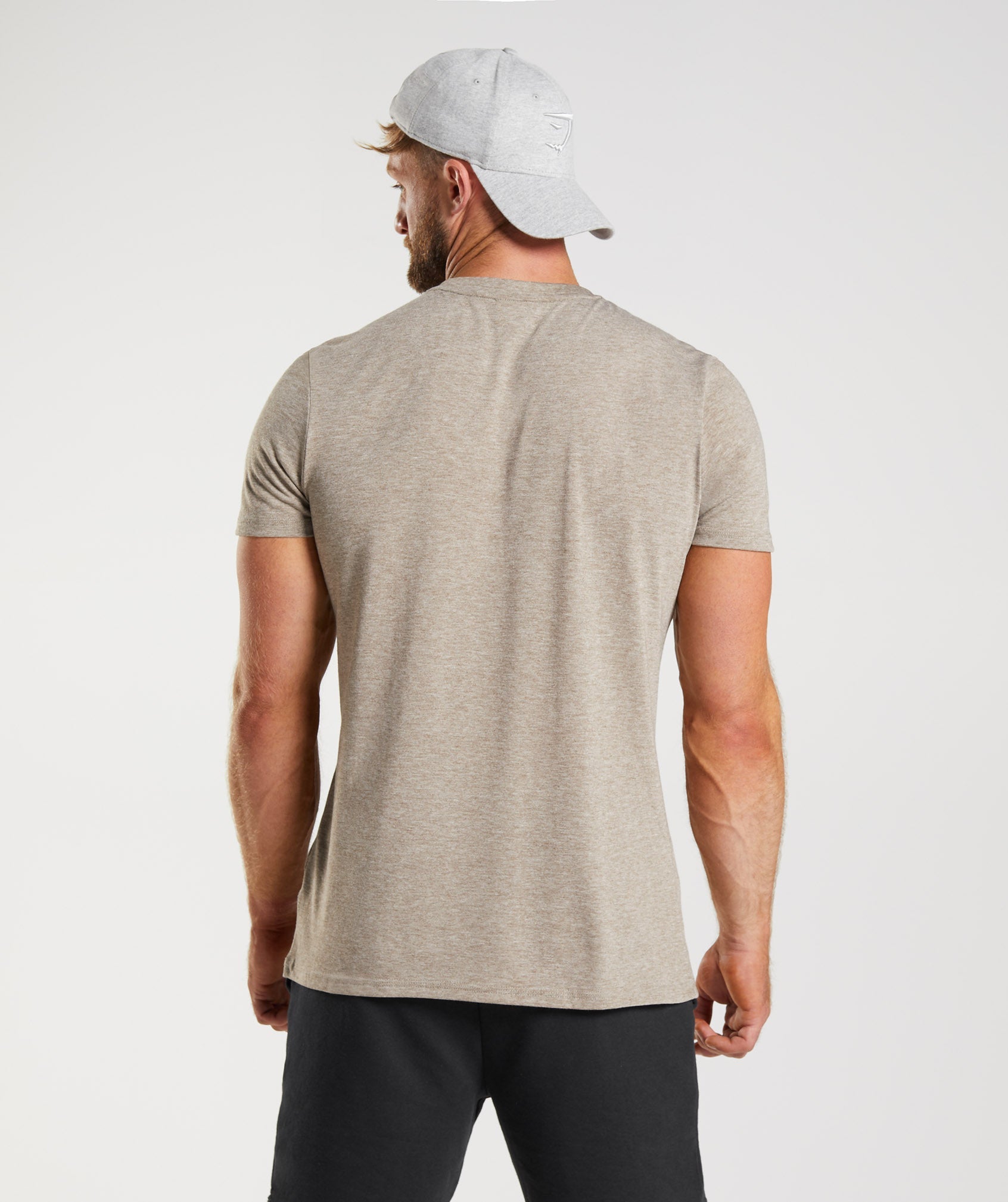 Grey Men's Gymshark Legacy T Shirts | WHDUQL-592