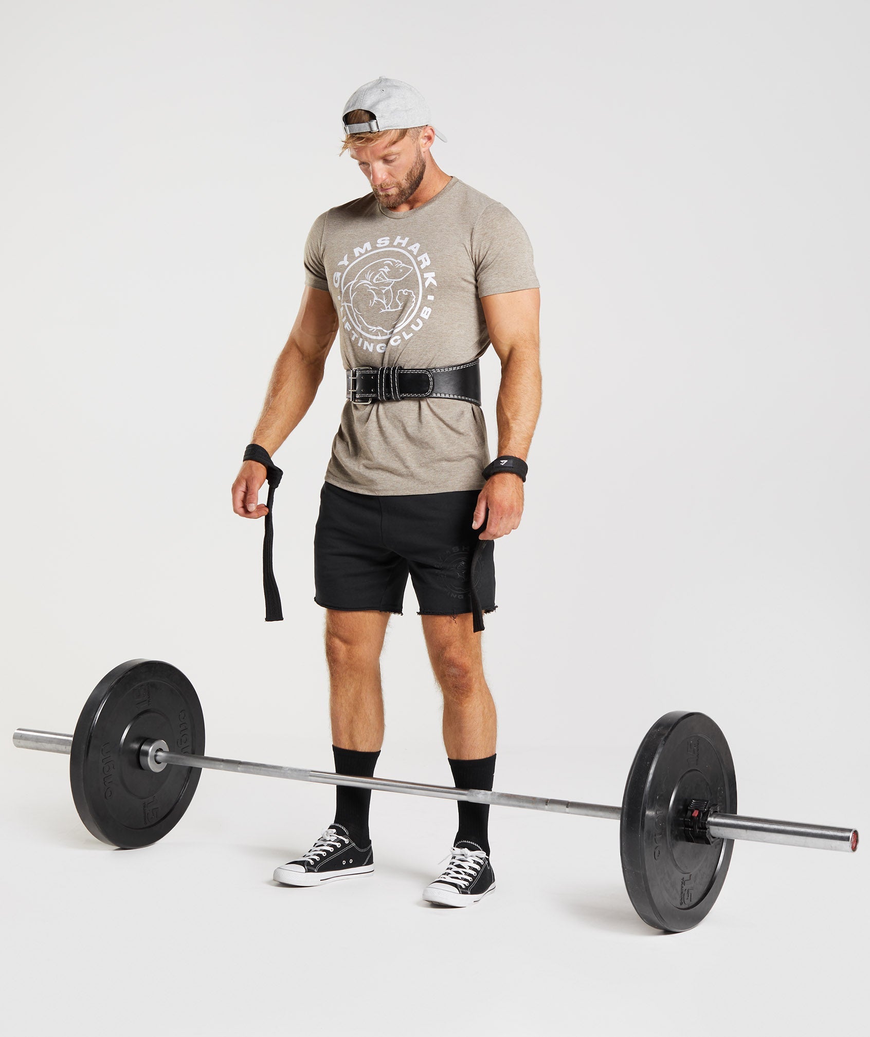 Grey Men's Gymshark Legacy T Shirts | WHDUQL-592