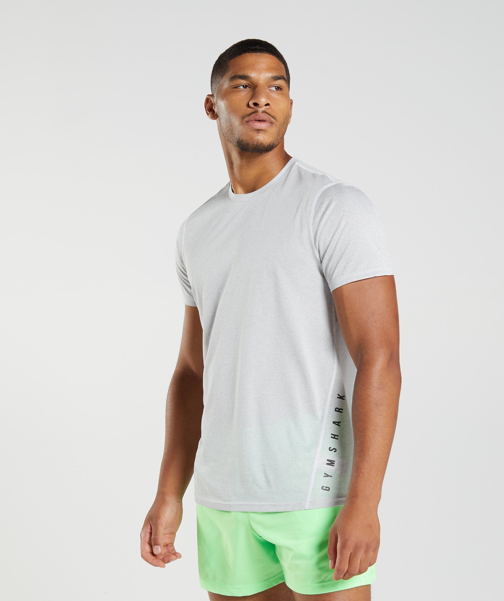 Grey Men\'s Gymshark Sport T Shirts | DILGWV-890