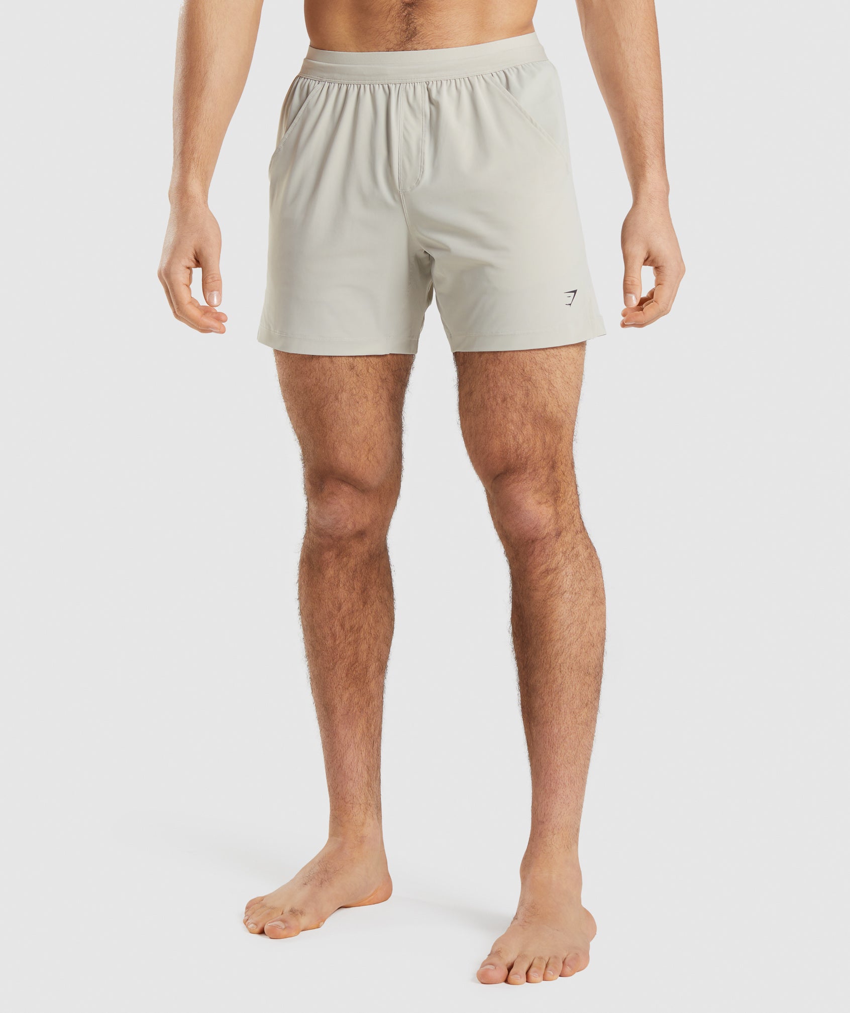 Grey Men\'s Gymshark Studio Shorts | ZGHXKS-416