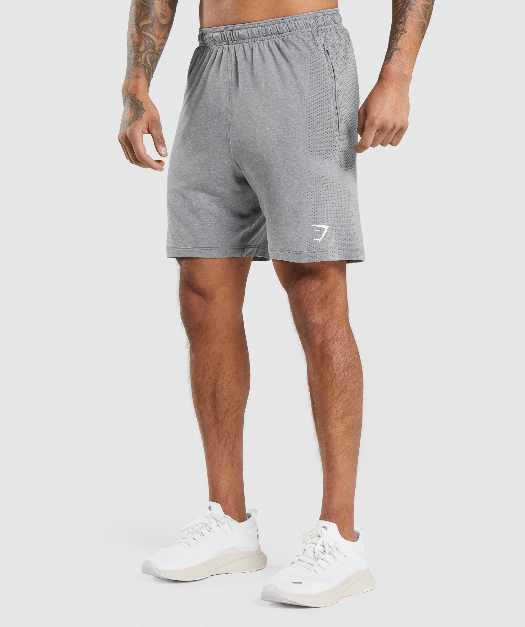 Grey Men\'s Gymshark Vital Light Shorts | YSVOLC-219