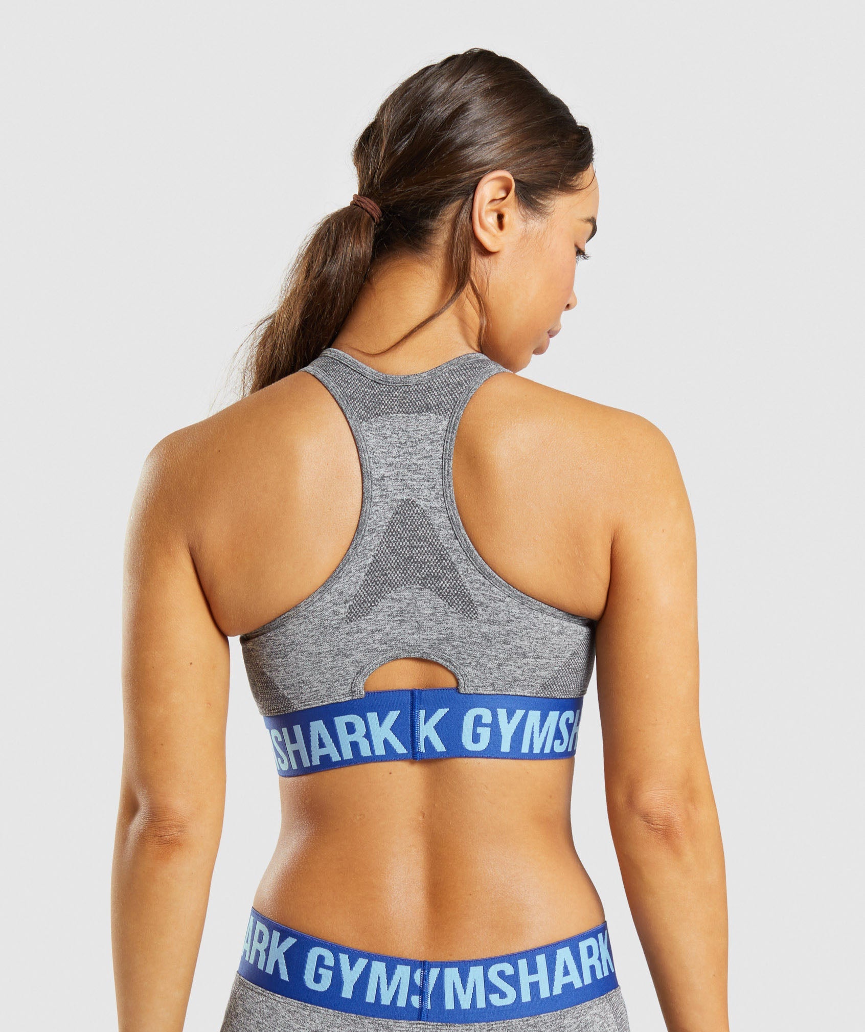 Grey Women's Gymshark Flex Sports Bra | YNQTJP-239