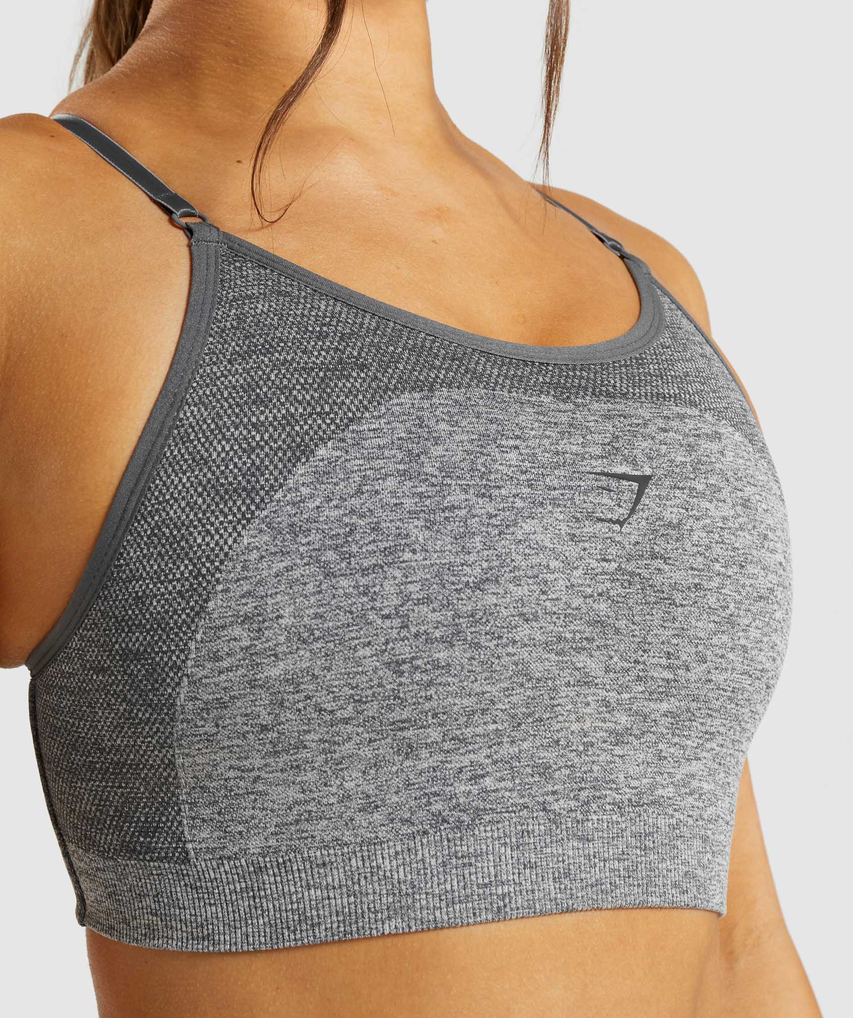 Grey Women's Gymshark Flex Strappy Sports Bra | TDEJYM-761