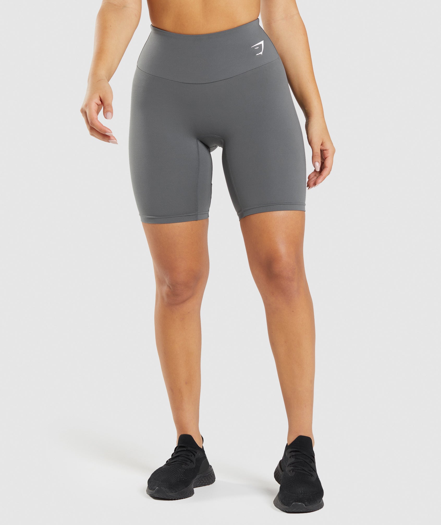 Grey Women\'s Gymshark Training Cycling Shorts | KOSGQL-746