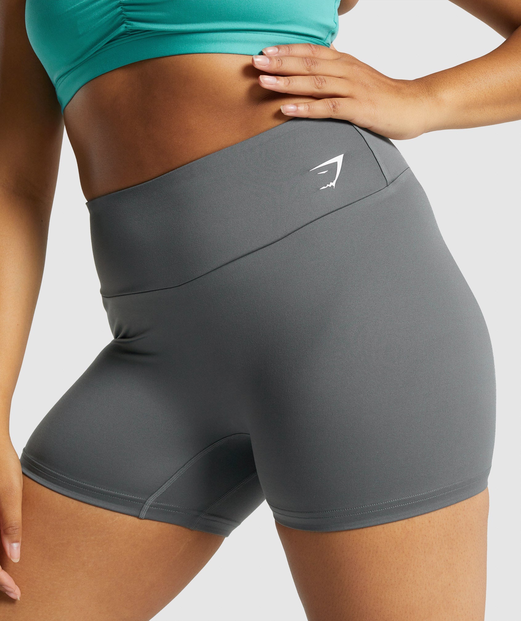 Grey Women's Gymshark Training Shorts | SQMXLY-987