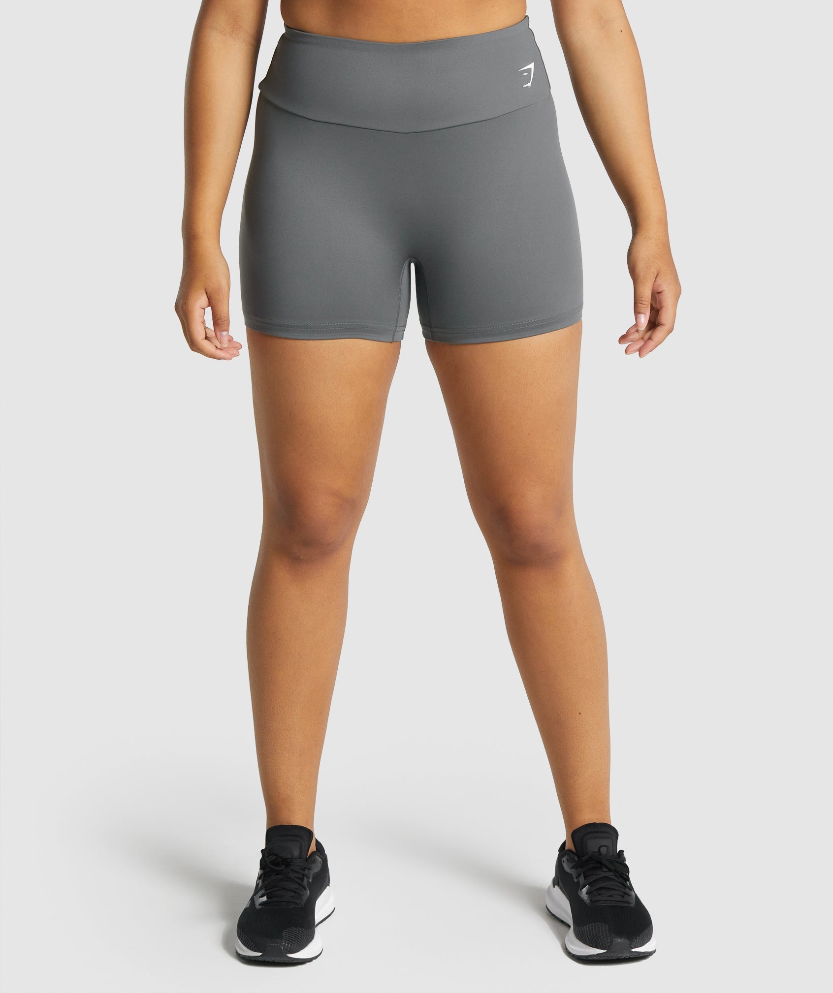 Grey Women\'s Gymshark Training Shorts | SQMXLY-987