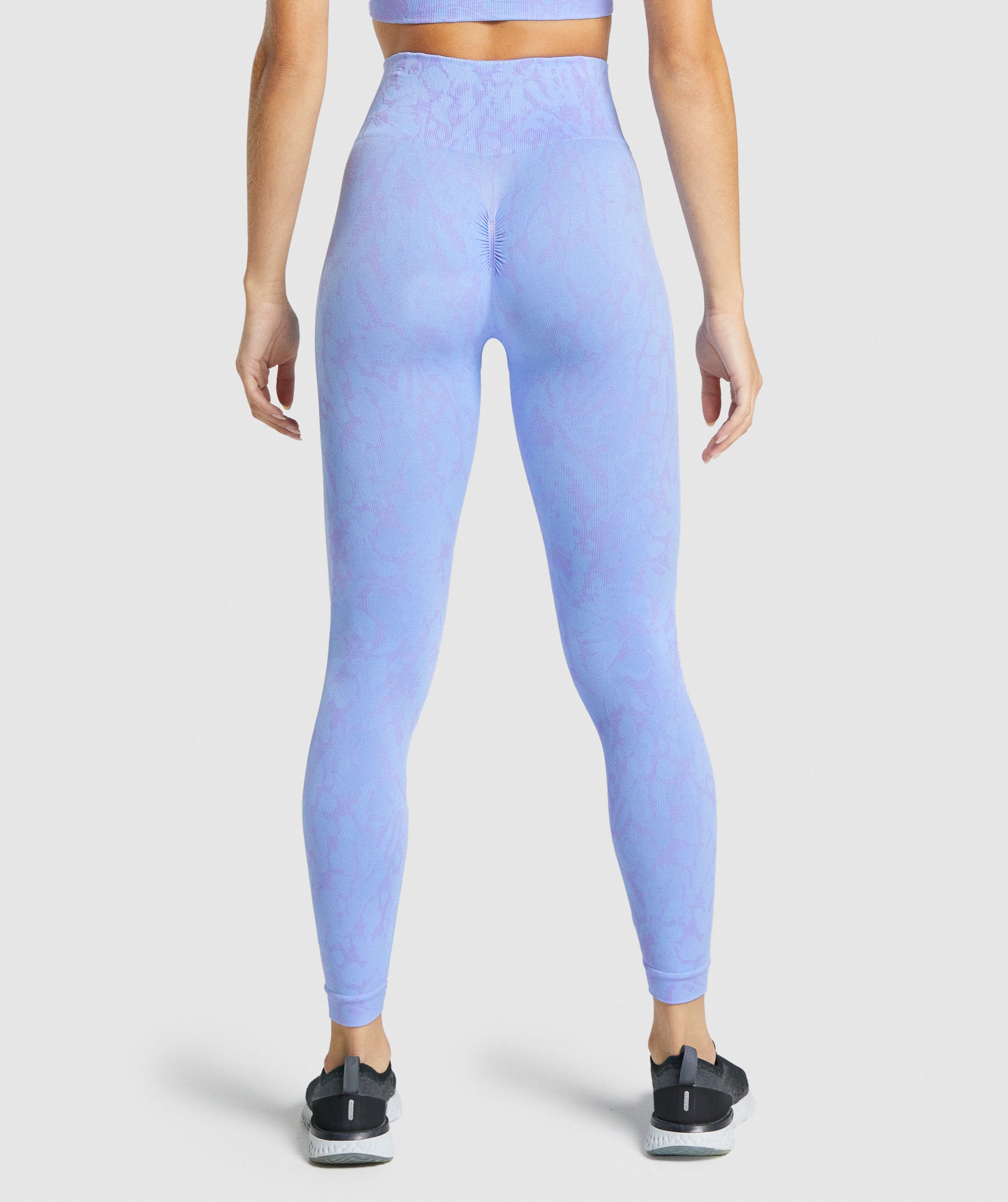 Light Blue Women's Gymshark Adapt Animal Seamless Leggings | XBLOHE-370