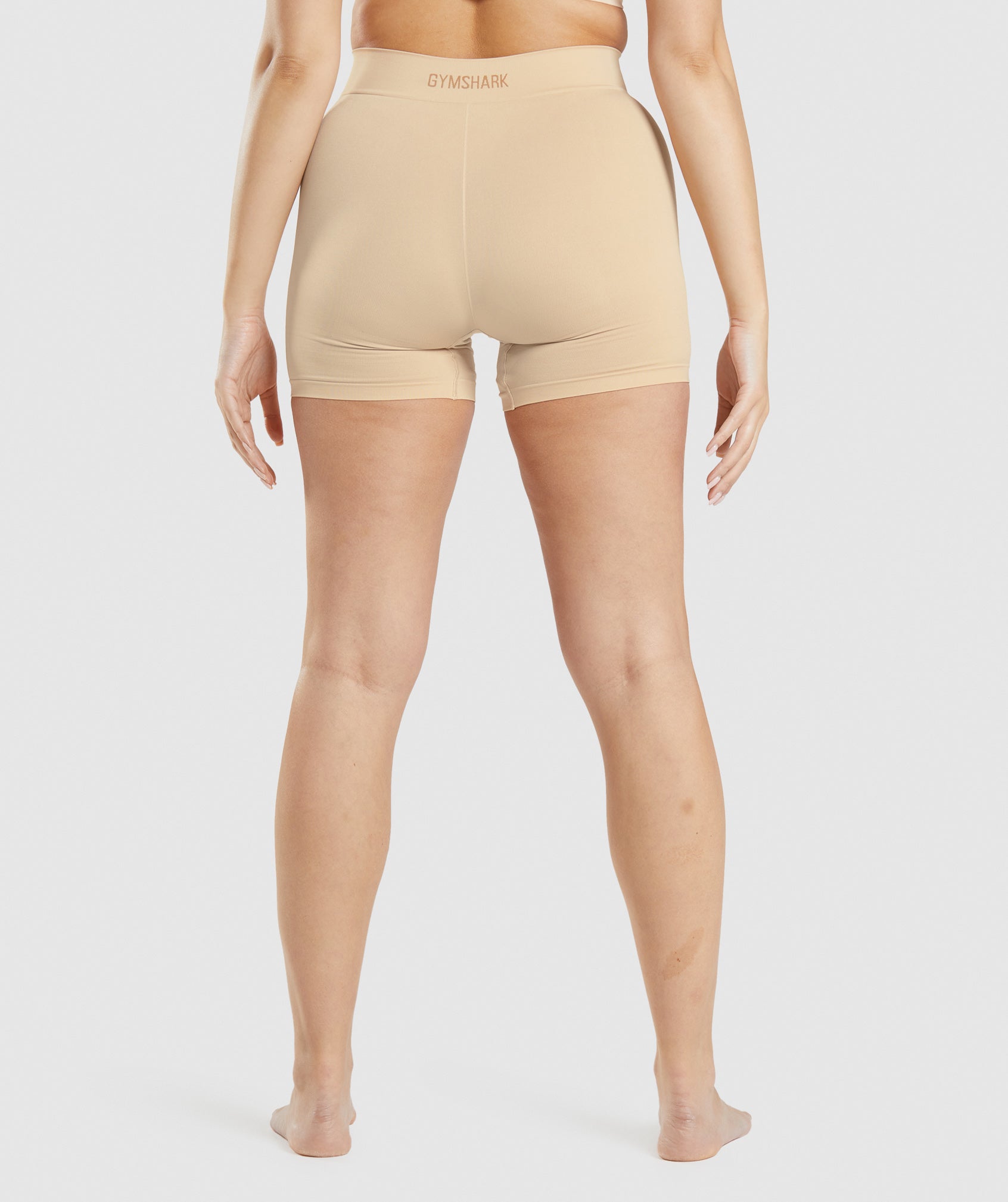 Light Brown Women's Gymshark Seamless Boxers Underwear | GHNLRB-654