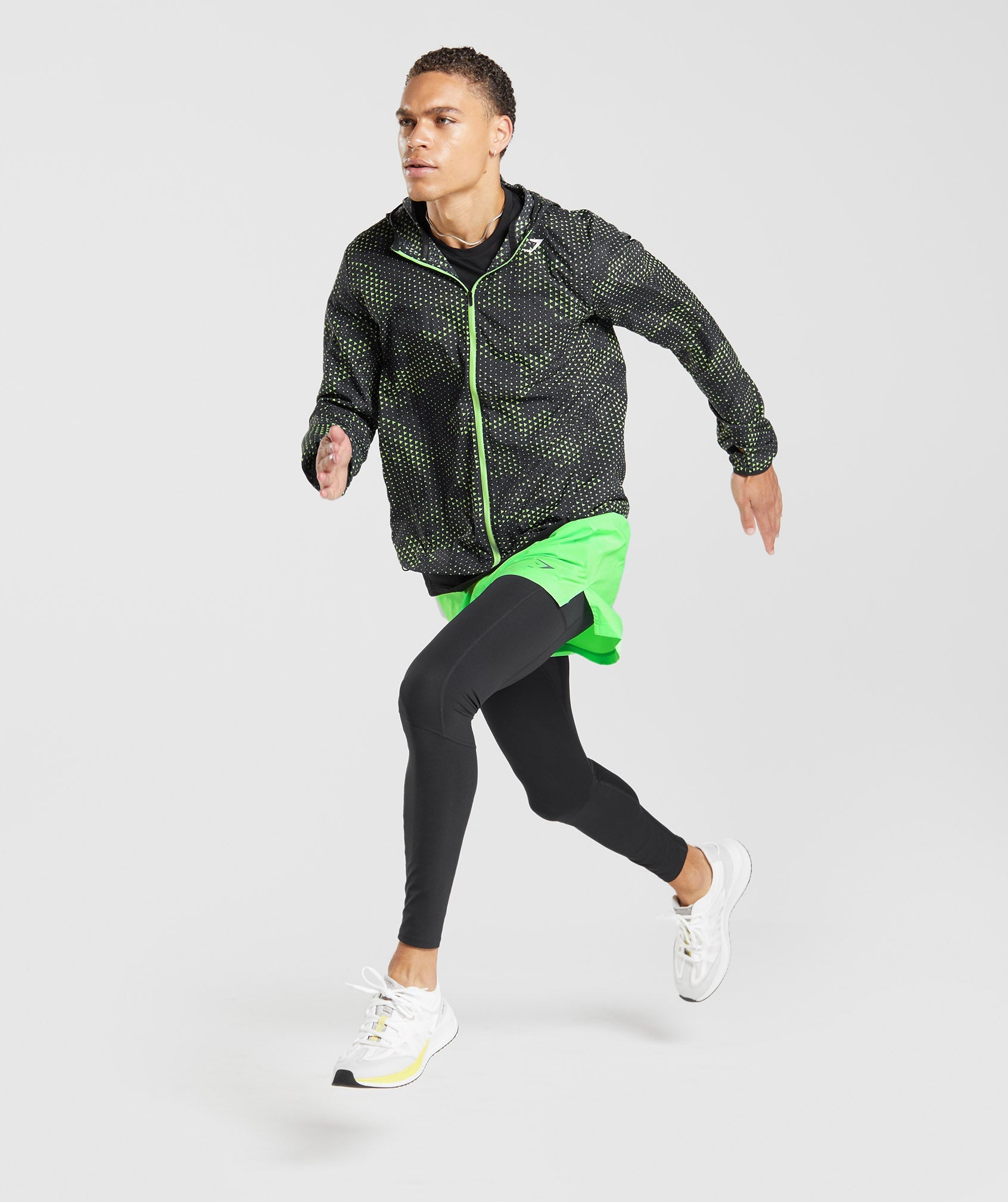 Light Green Men's Gymshark Sport Windbreaker | MELKAH-017