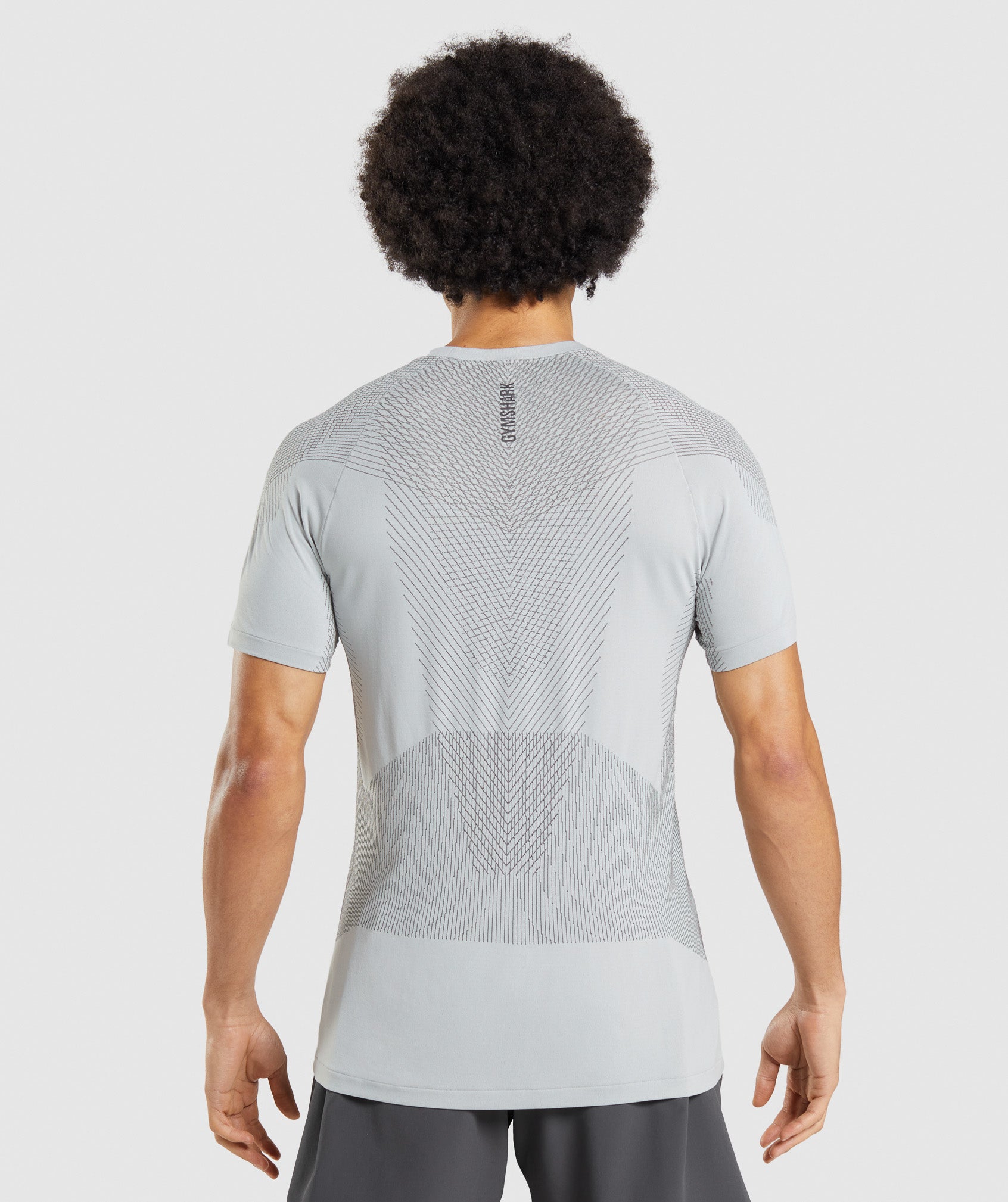 Light Grey Men's Gymshark Apex Seamless T Shirts | FKWDZX-239