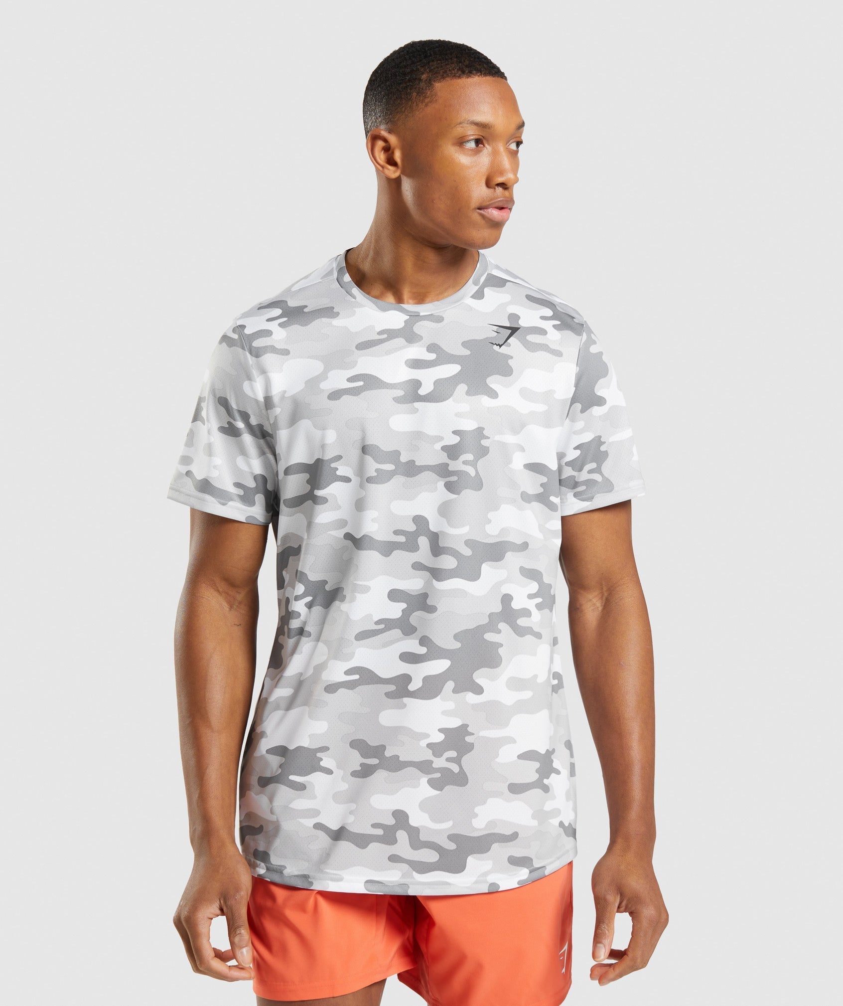 Light Grey Men\'s Gymshark Arrival T Shirts | AYWXUL-075