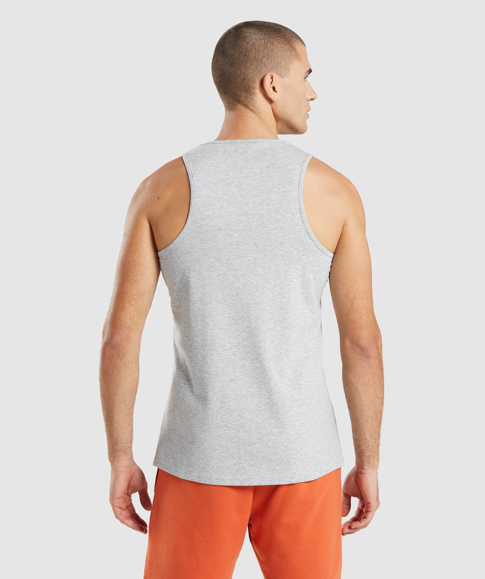 Light Grey Men's Gymshark Critical 2.0 Tanks | CONHIG-917