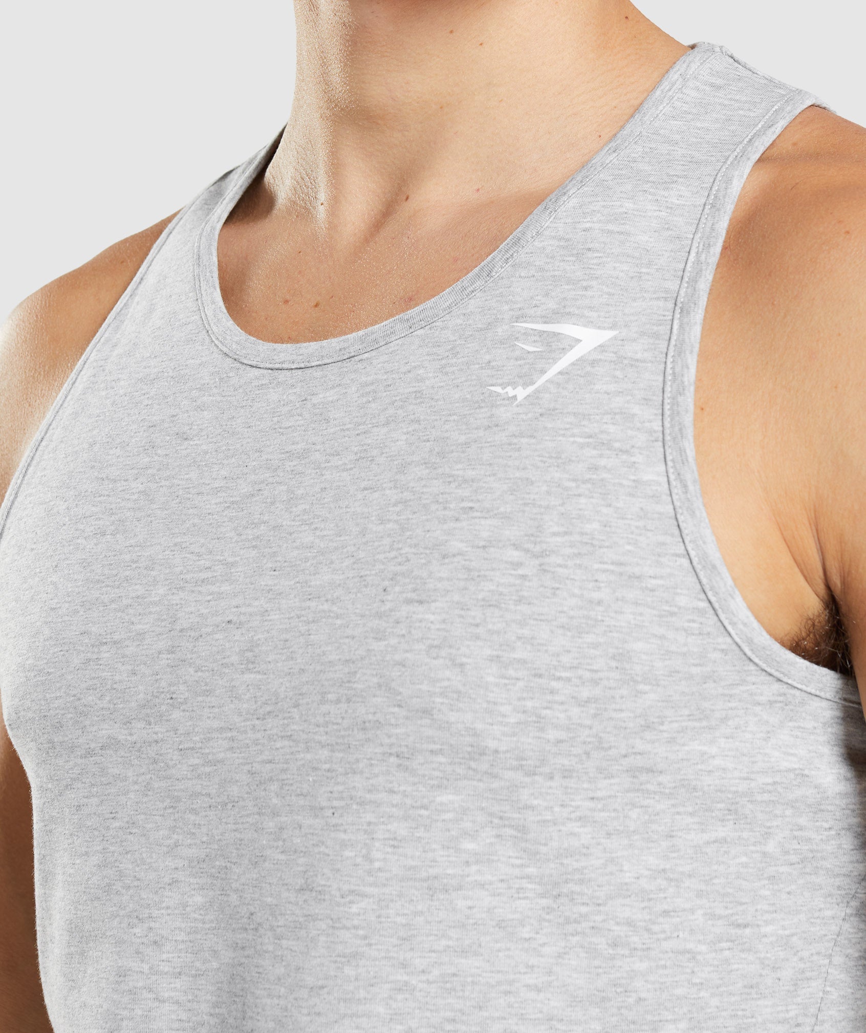 Light Grey Men's Gymshark Critical 2.0 Tanks | CONHIG-917