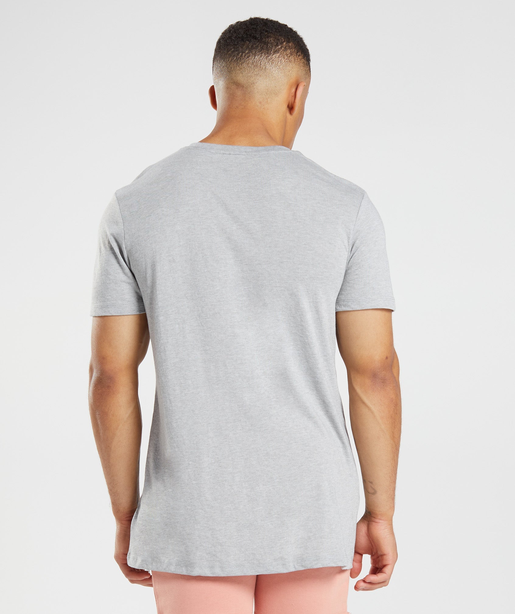 Light Grey Men's Gymshark Legacy T Shirts | CKRLJX-568