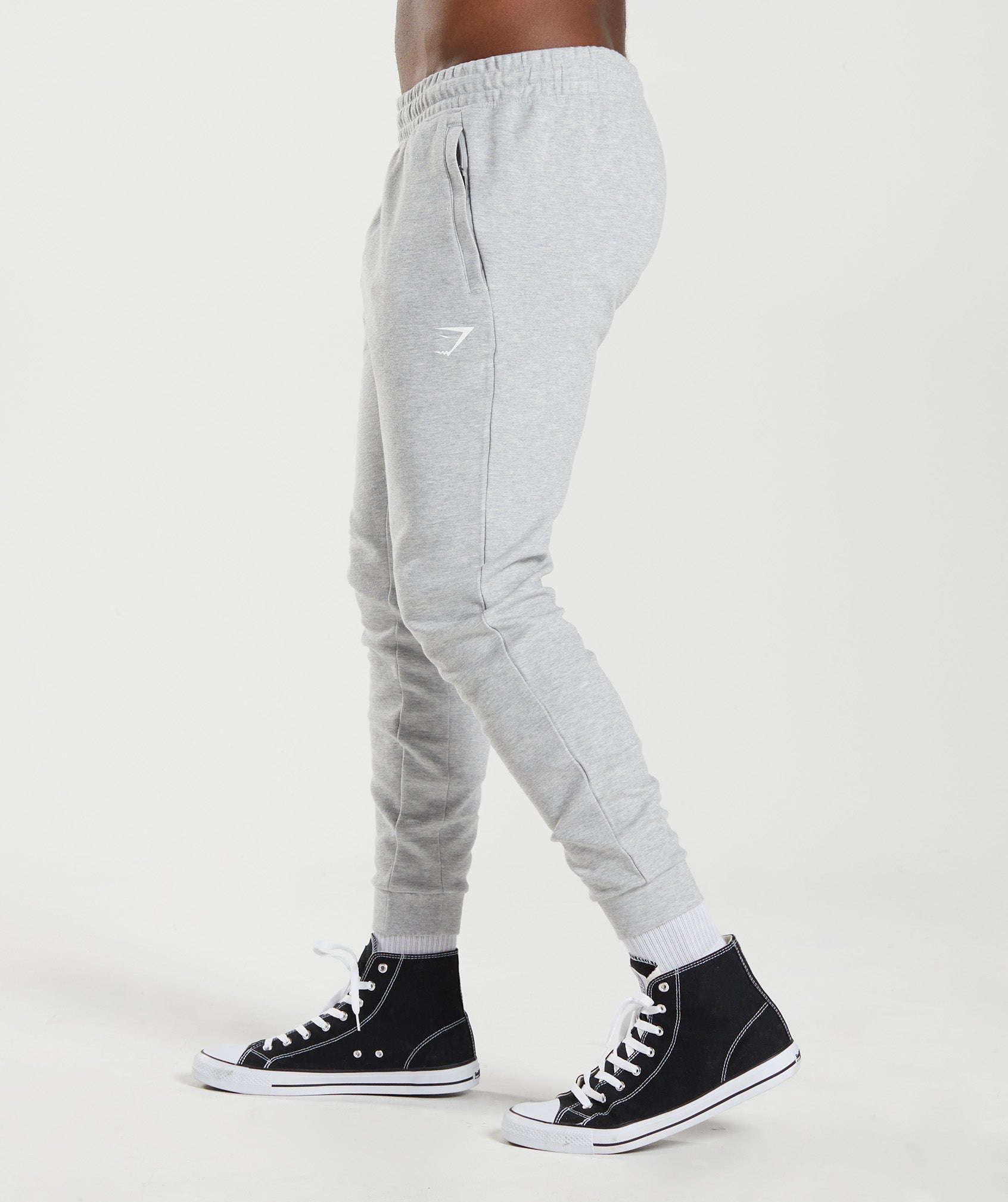 Light Grey Men's Gymshark React Jogger | BQPGEF-086