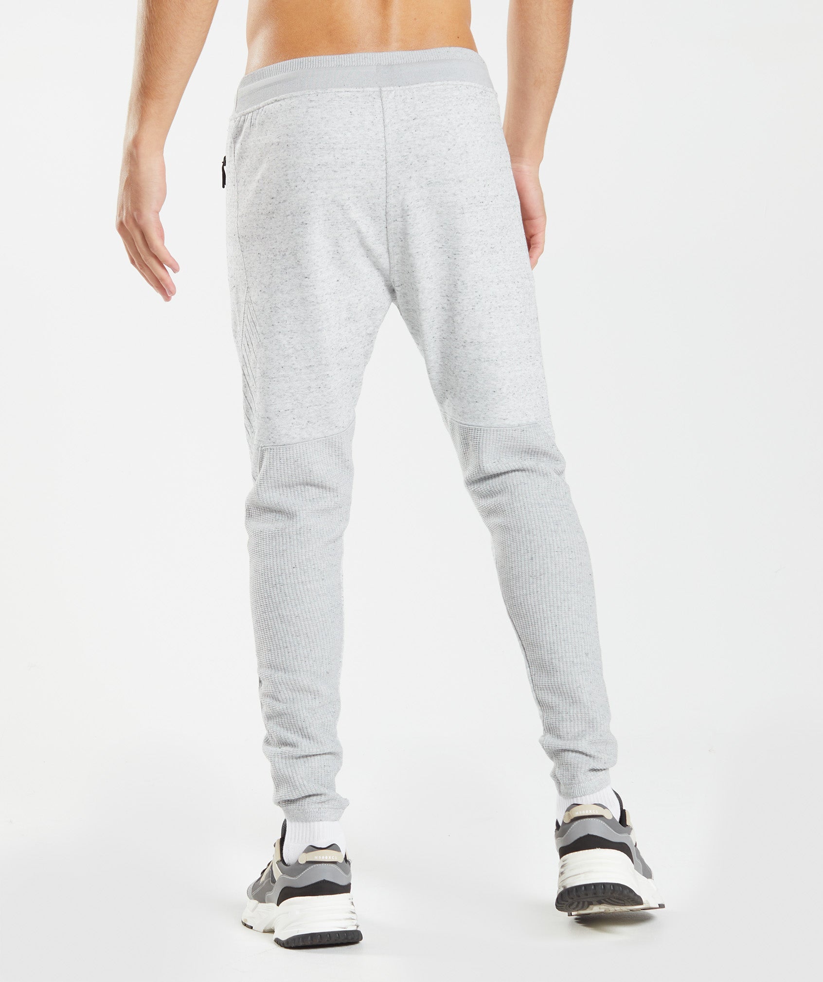 Light Grey Men's Gymshark Retake Knit Jogger | RFTHIM-138