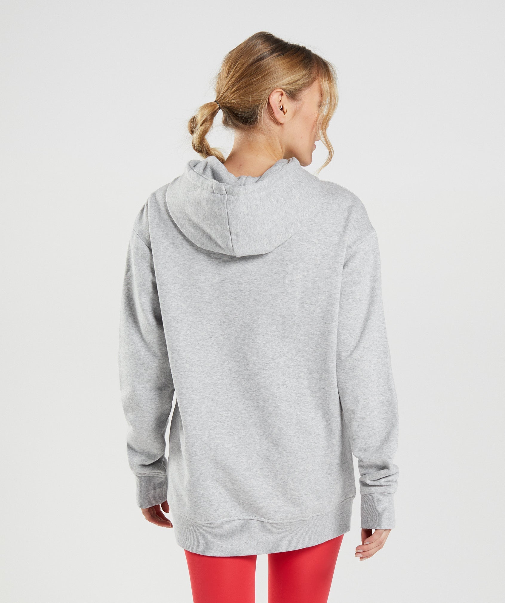 Light Grey Women's Gymshark Training Oversized Hoodie | YWENGZ-846