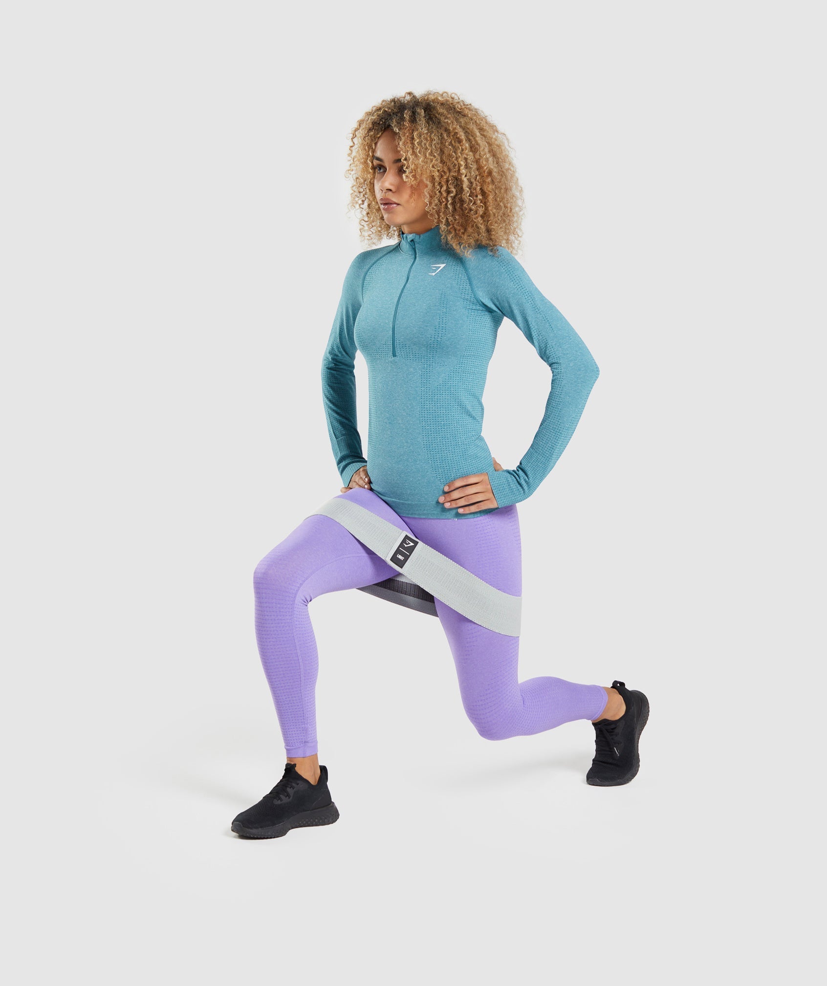 Light Purple Women's Gymshark Vital Seamless 2.0 Leggings | QOBNWH-715