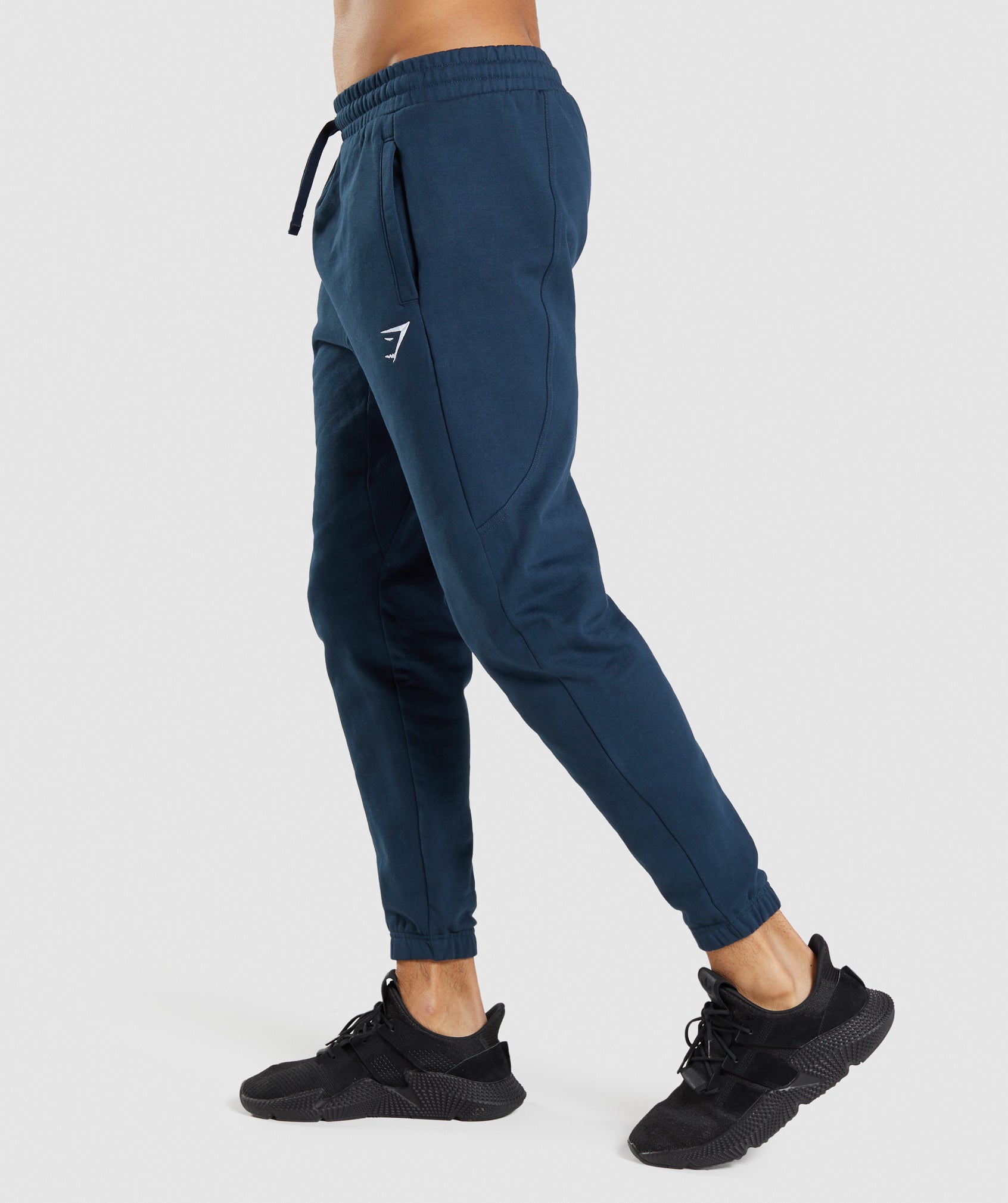 Navy Men's Gymshark Essential Jogger | KARLCN-967