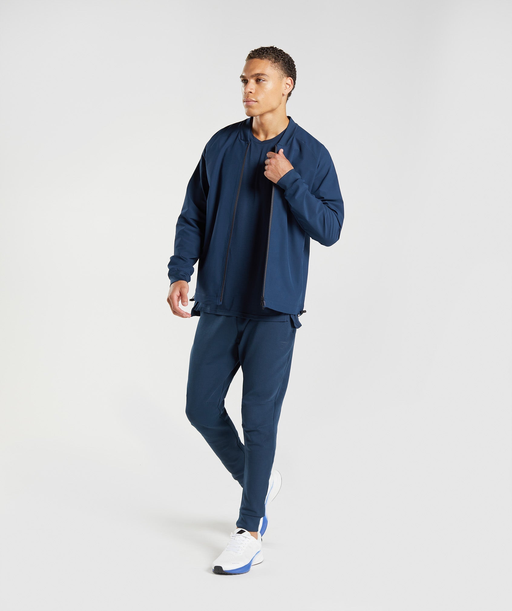 Navy Men's Gymshark Rest Day Knit Jogger | TPNIOZ-514