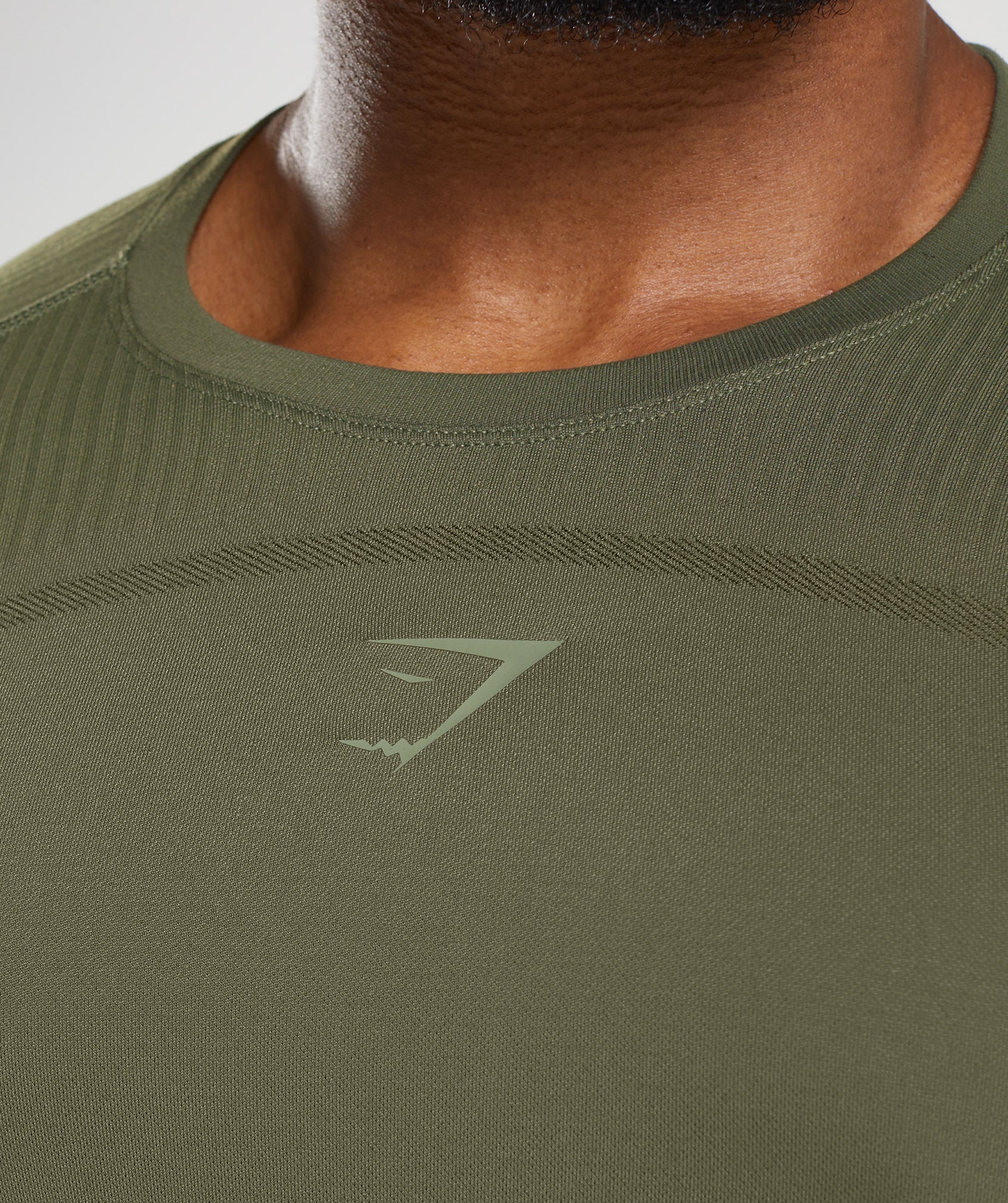 Olive Men's Gymshark 315 Long Sleeve T Shirts | AXVMZN-912