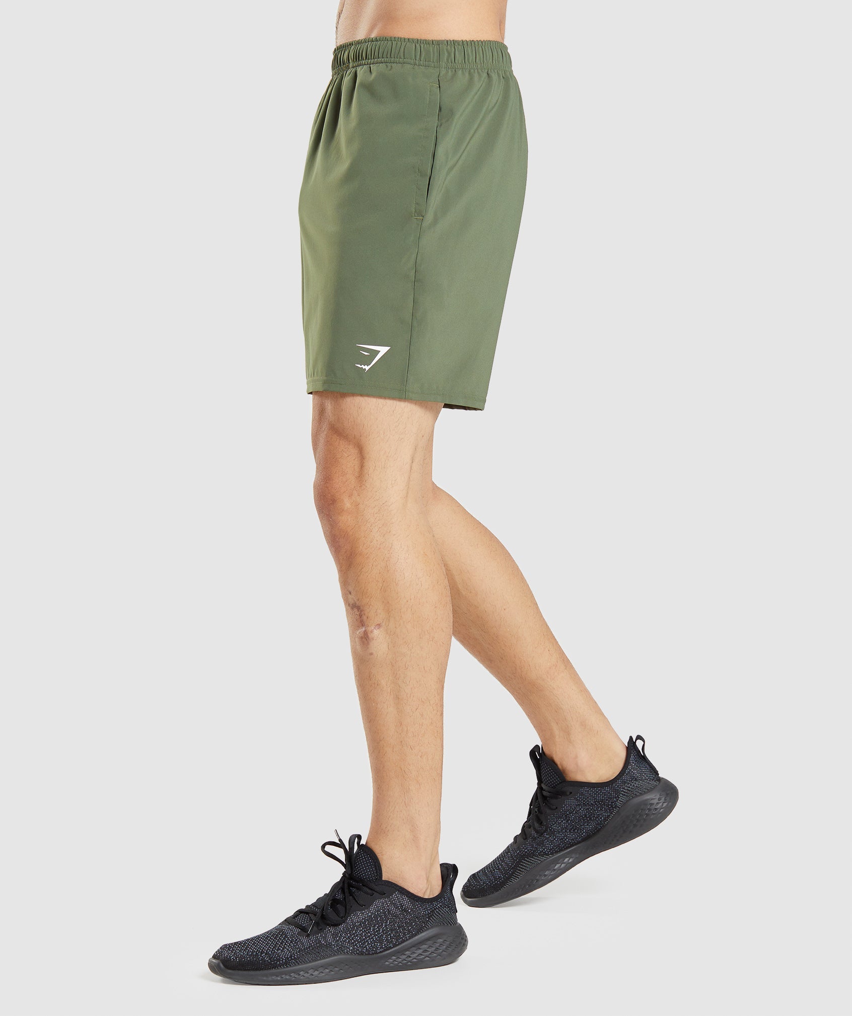 Olive Men's Gymshark Arrival Shorts | CVFYIH-691