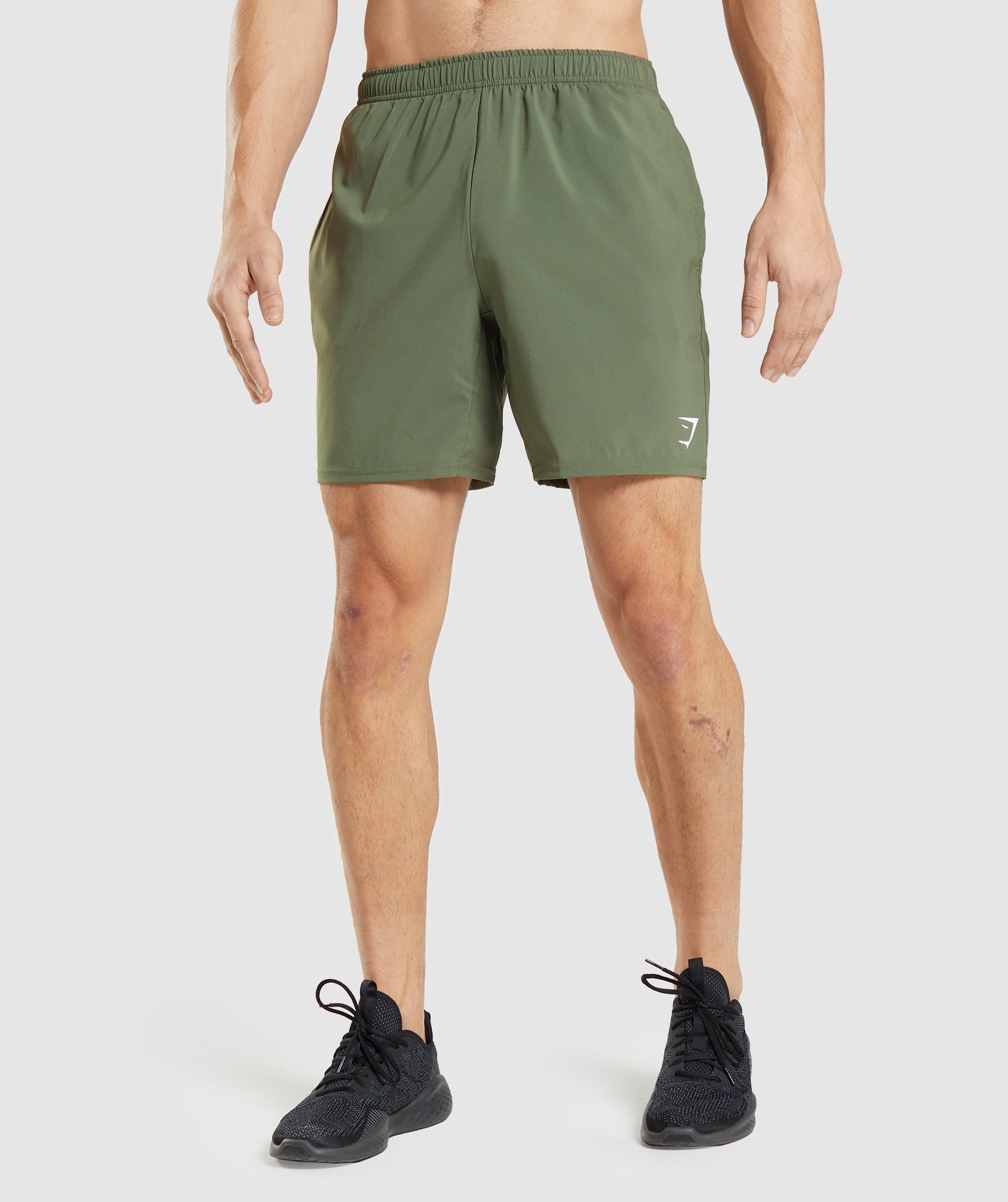 Olive Men\'s Gymshark Arrival Shorts | CVFYIH-691