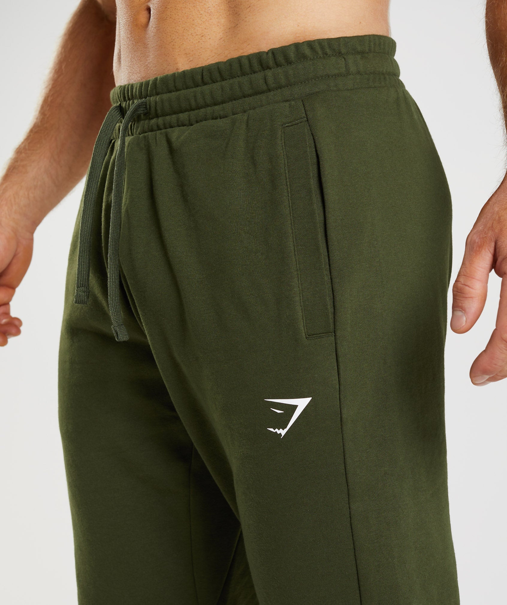 Olive Men's Gymshark Essential Oversized Jogger | ODZEYX-256