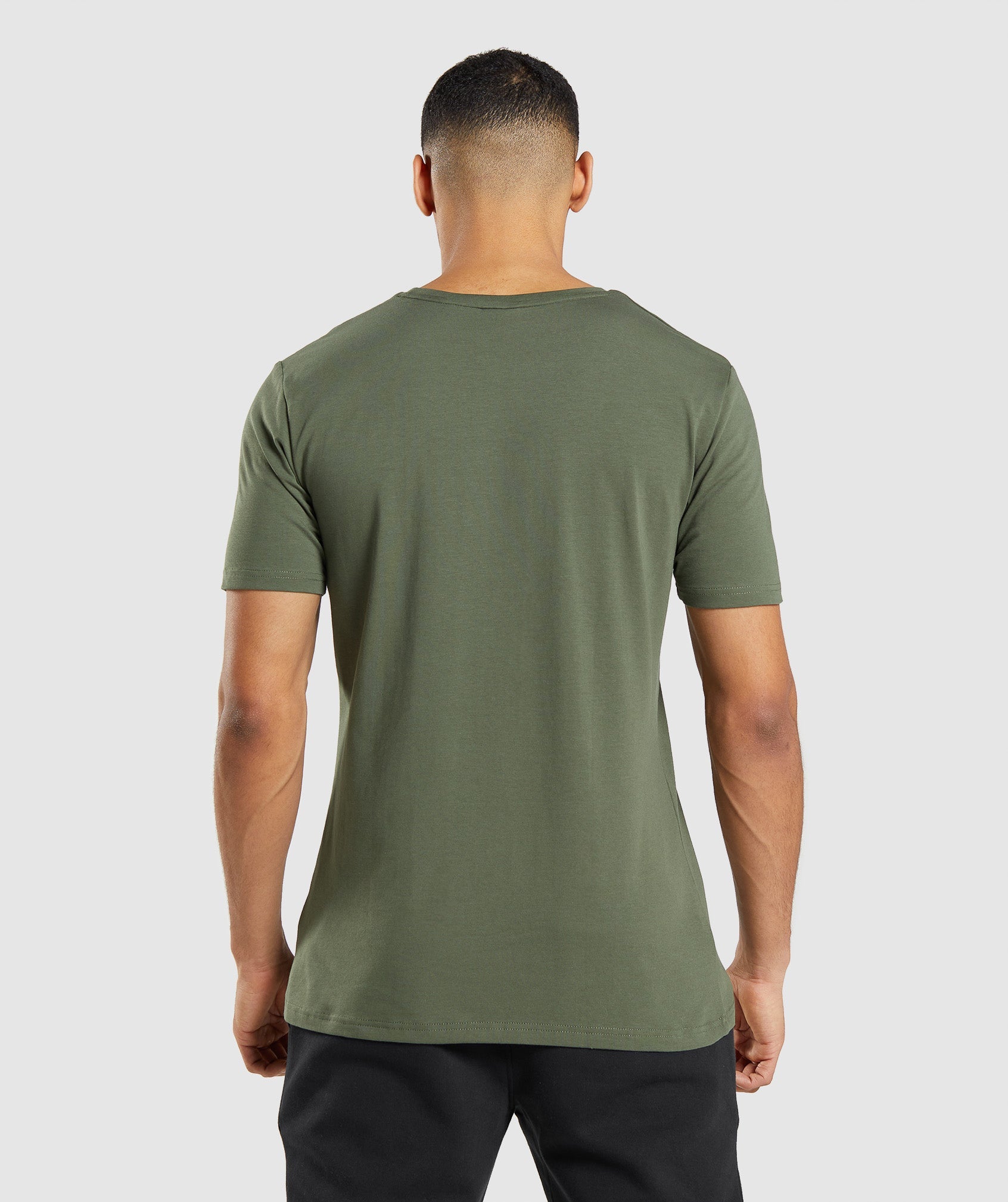 Olive Men's Gymshark Essential T Shirts | AUOHSF-602