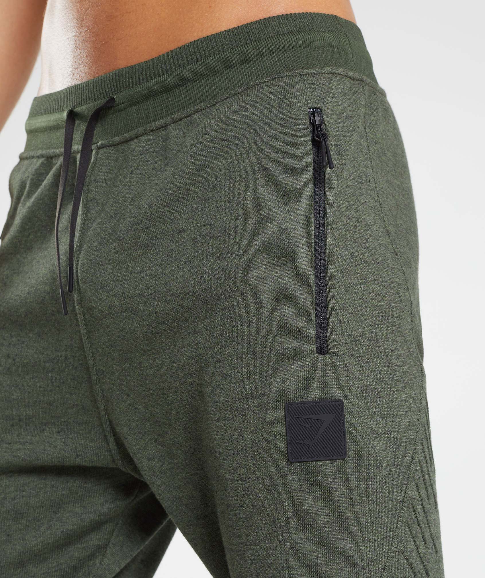 Olive Men's Gymshark Retake Knit Jogger | JRPAXS-501