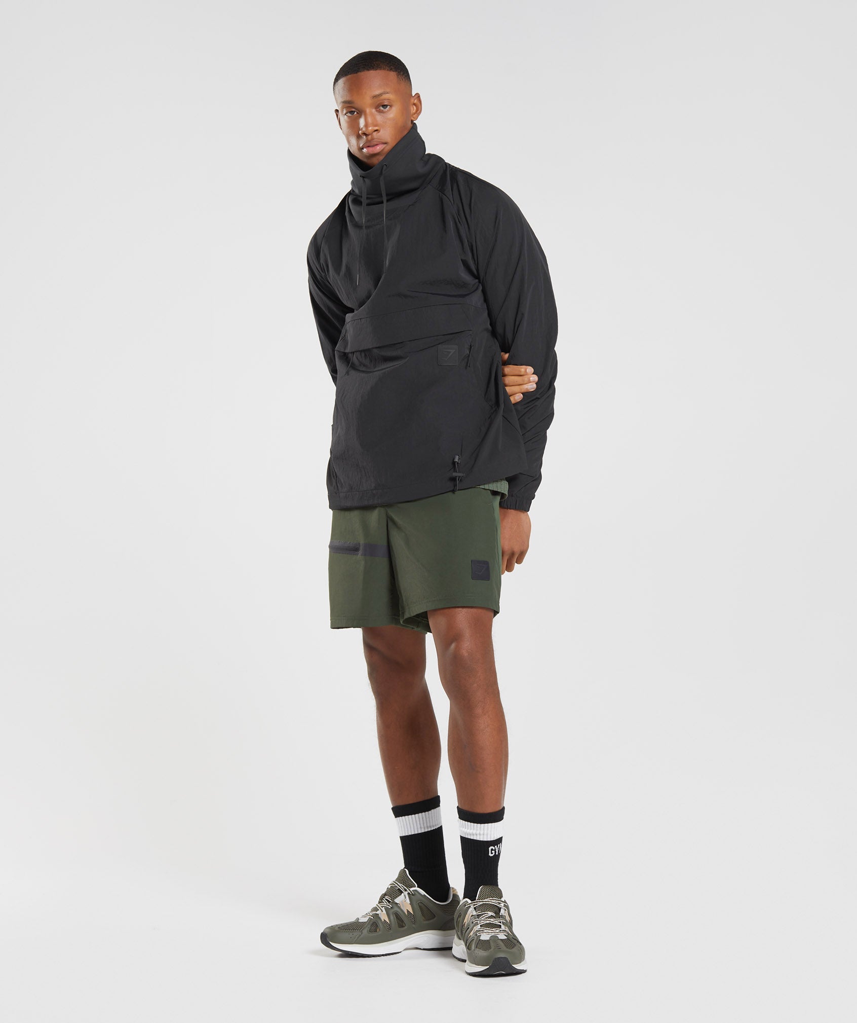 Olive Men's Gymshark Retake Woven 7