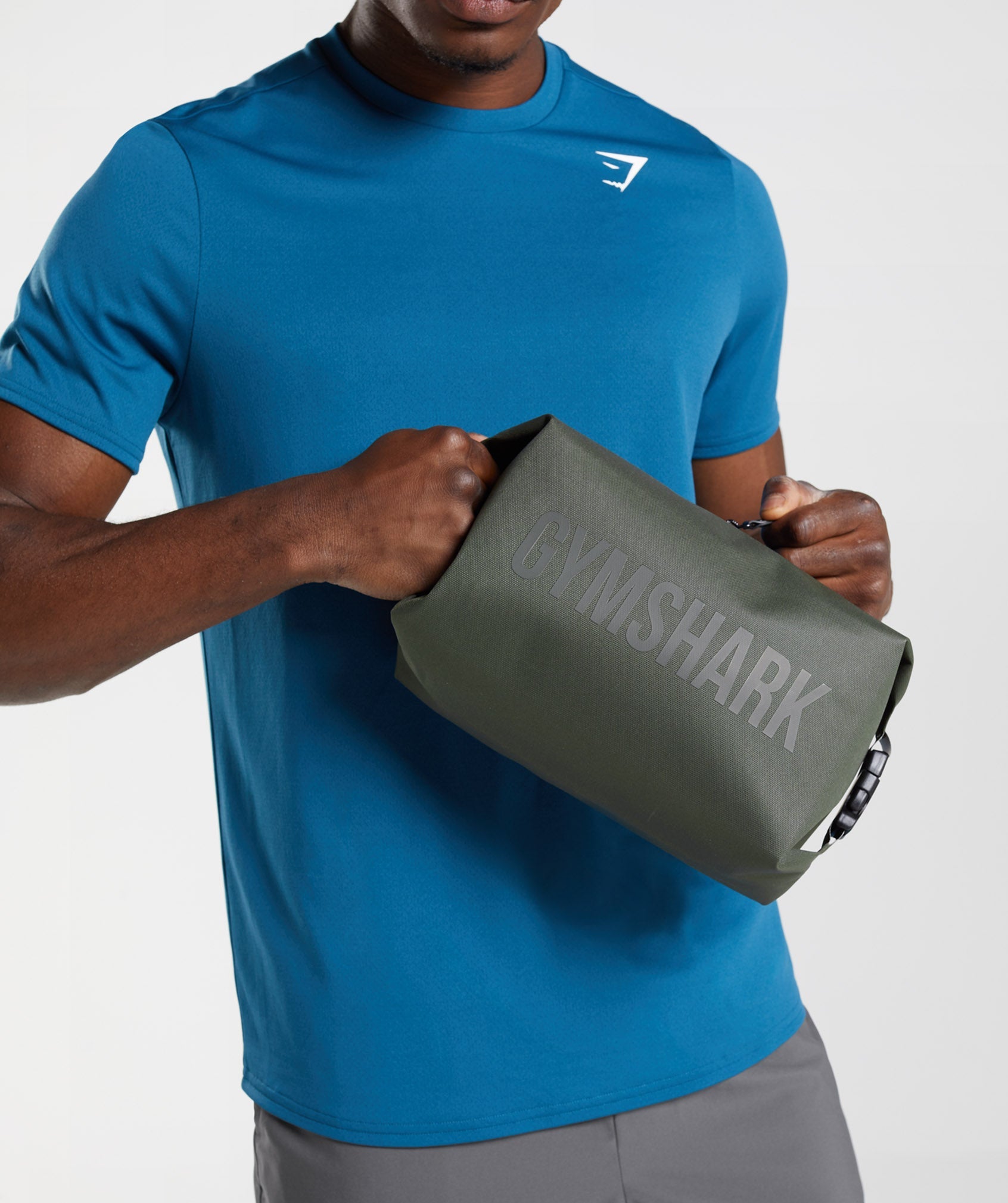 Olive Men's Gymshark X-Series Toiletry Bags | CWYPJH-901