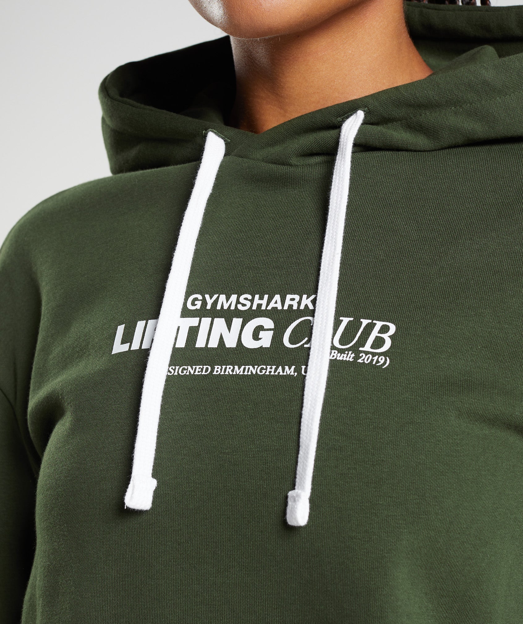 Olive Women's Gymshark Social Club Oversized Hoodie | LKDWJT-468