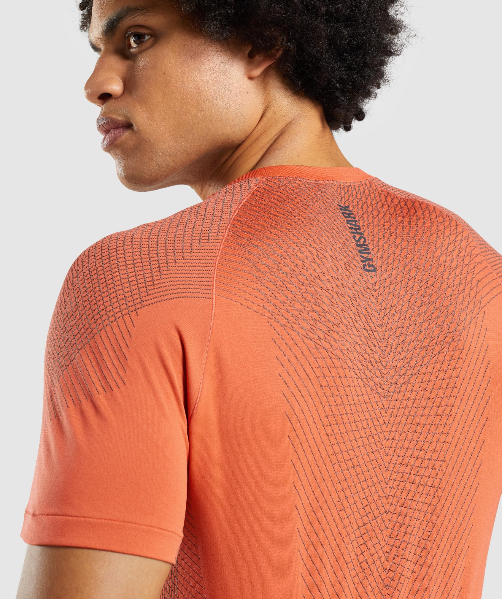 Orange Men's Gymshark Apex Seamless T Shirts | EVUYNH-102