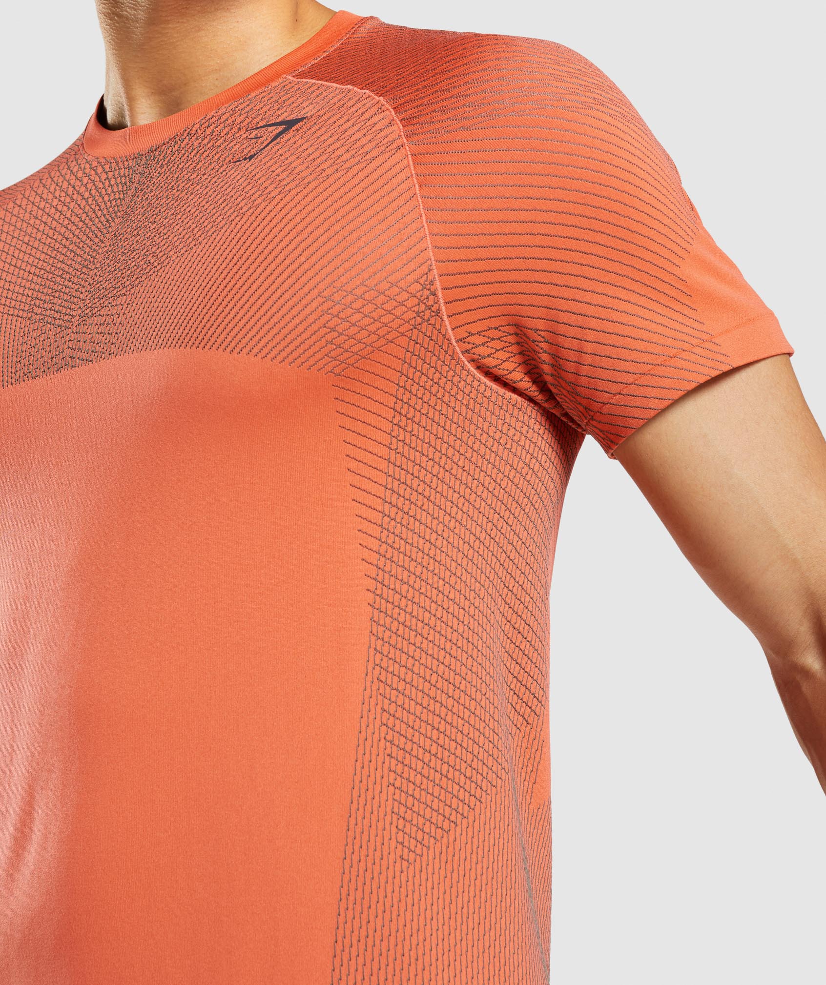 Orange Men's Gymshark Apex Seamless T Shirts | EVUYNH-102