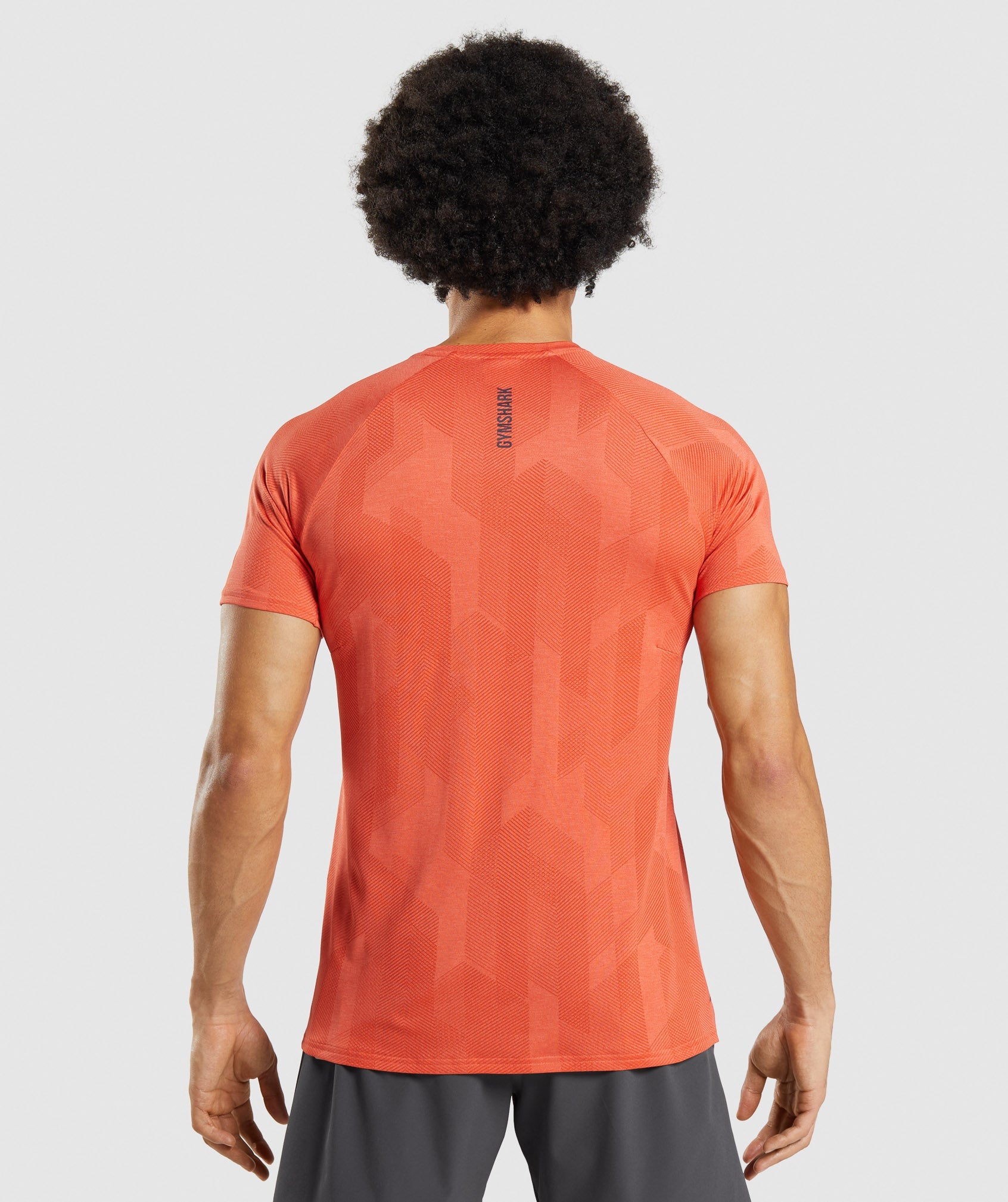 Orange Men's Gymshark Apex T Shirts | WHDASL-518