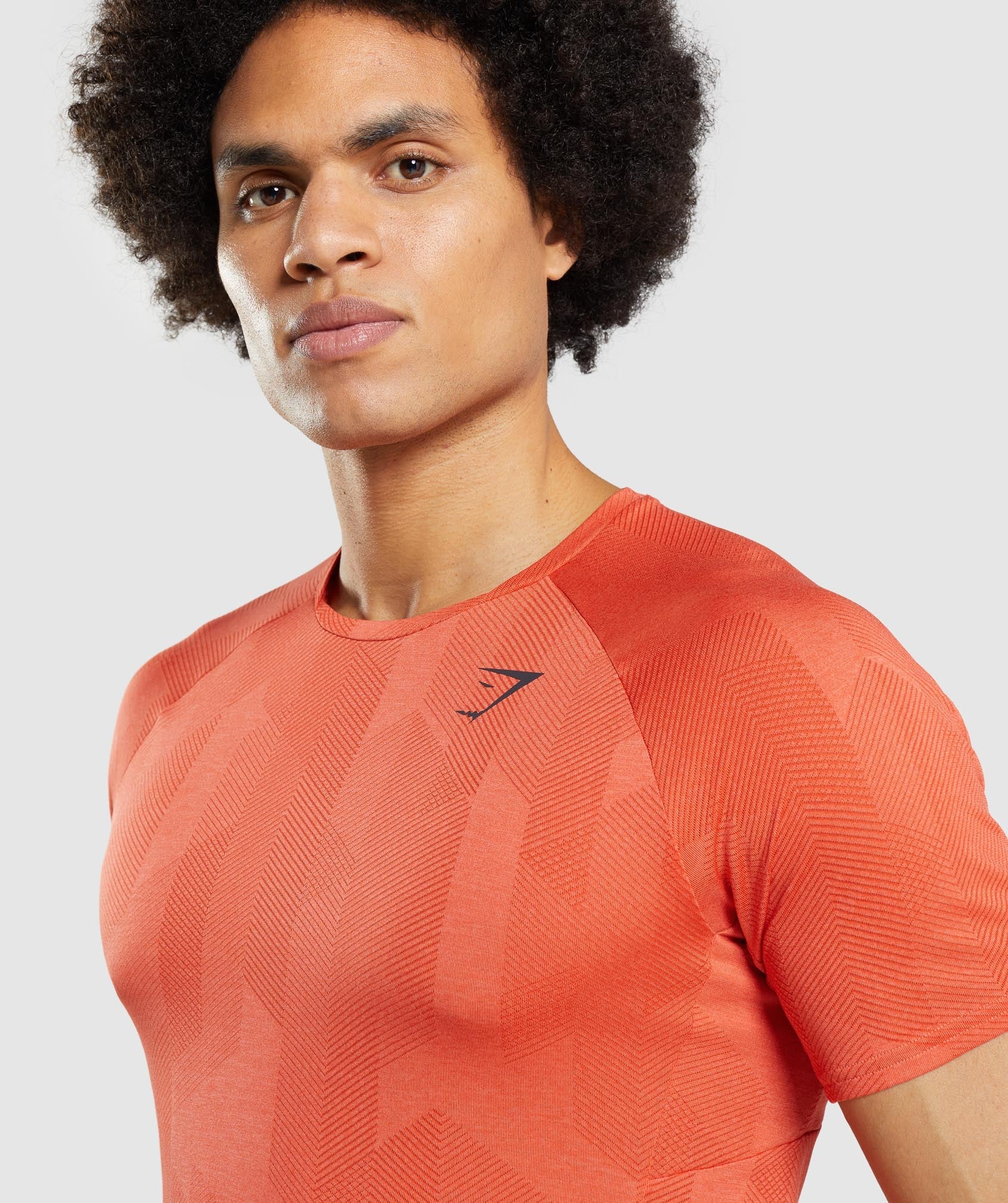 Orange Men's Gymshark Apex T Shirts | WHDASL-518