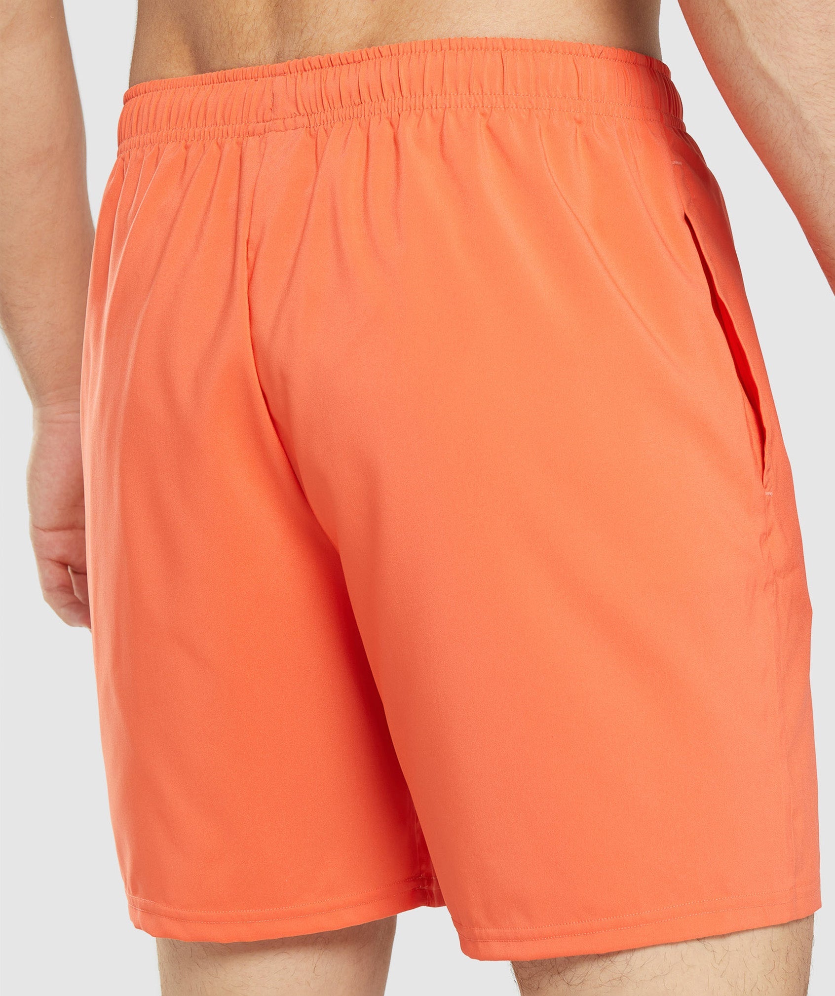 Orange Men's Gymshark Arrival Shorts | IULPXM-348